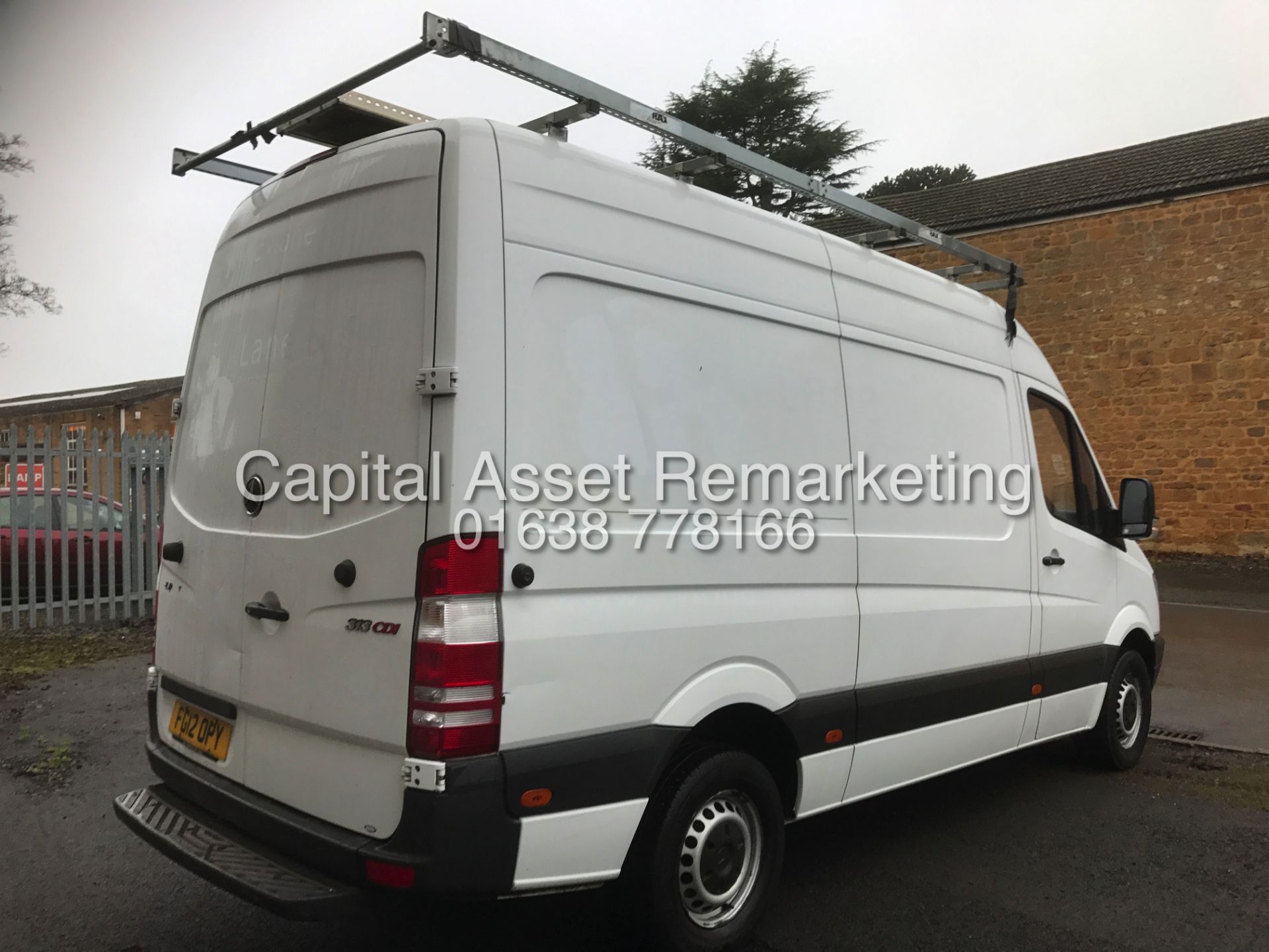 MERCEDES SPRINTER 313CDI "130BHP - 6 SPEED" MWB / HI TOP (12 REG) ONLY 59K MILES FROM NEW - Image 3 of 12