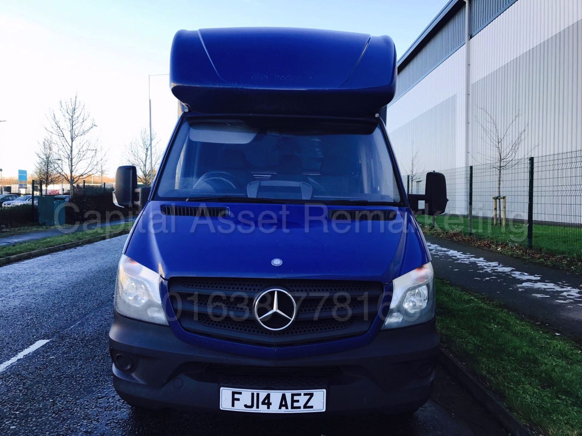 MERCEDES SPRINTER 313CDI "130BHP - 6 SPEED" 14 FT LUTON BOX VAN (14 REG - NEW SHAPE) TAIL LIFT !!! - Image 2 of 15