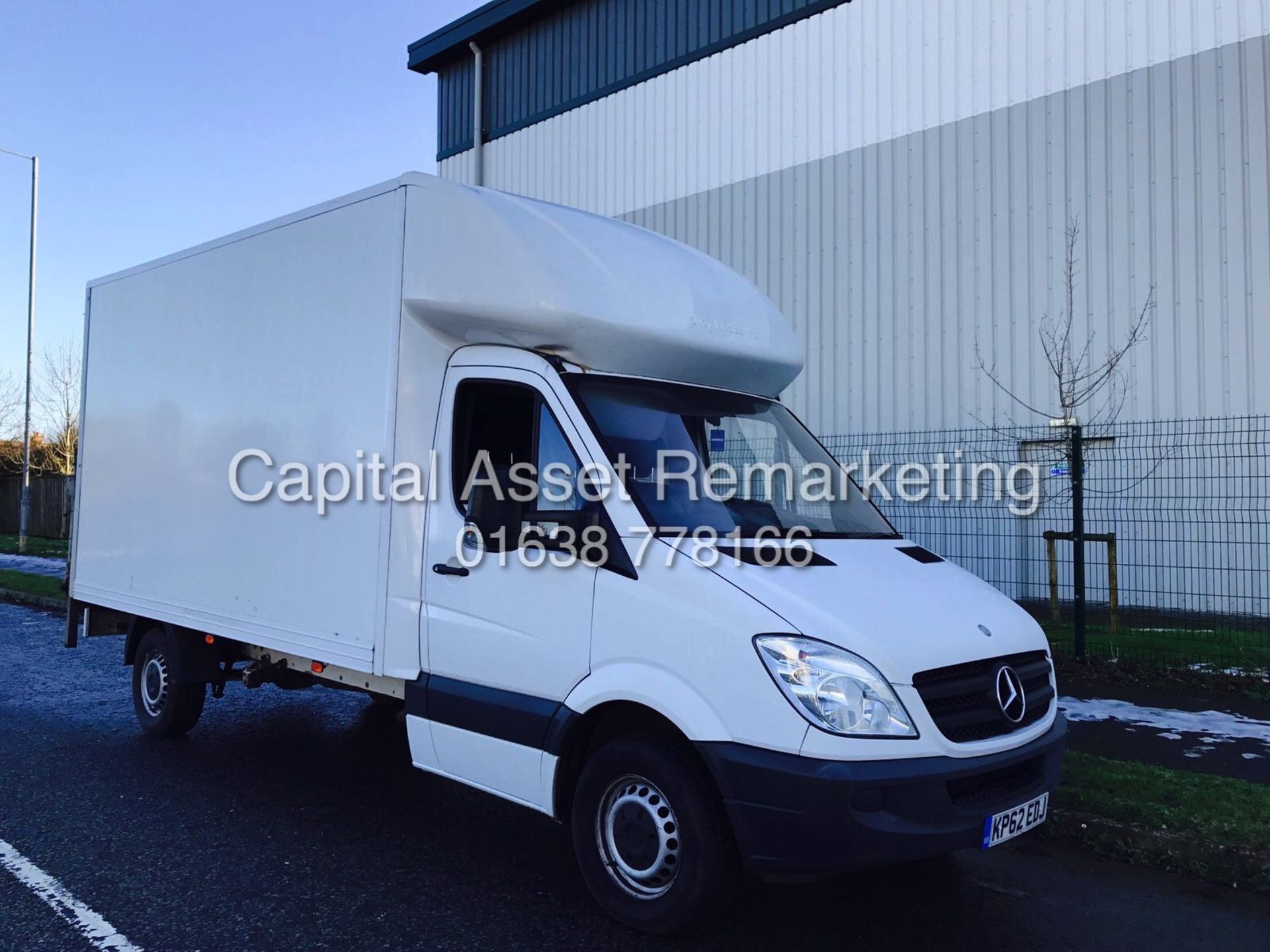 MERCEDES SPRINTER 313CDI "130BHP - 6 SPEED" 14FT LWB LUTON BOX VAN - TAIL LIFT (2013 MODEL) CRUISE