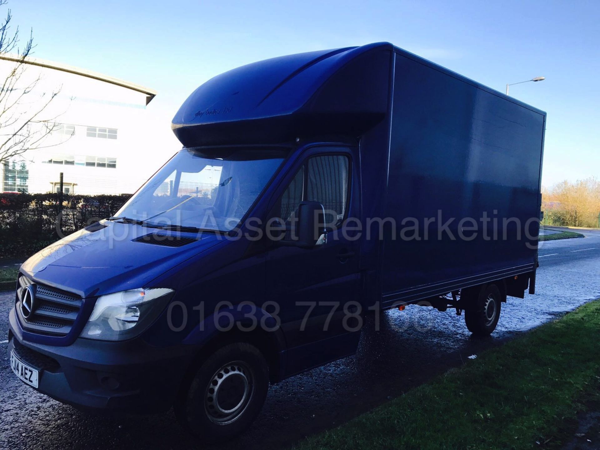 MERCEDES SPRINTER 313CDI "130BHP - 6 SPEED" 14 FT LUTON BOX VAN (14 REG - NEW SHAPE) TAIL LIFT !!! - Image 3 of 15