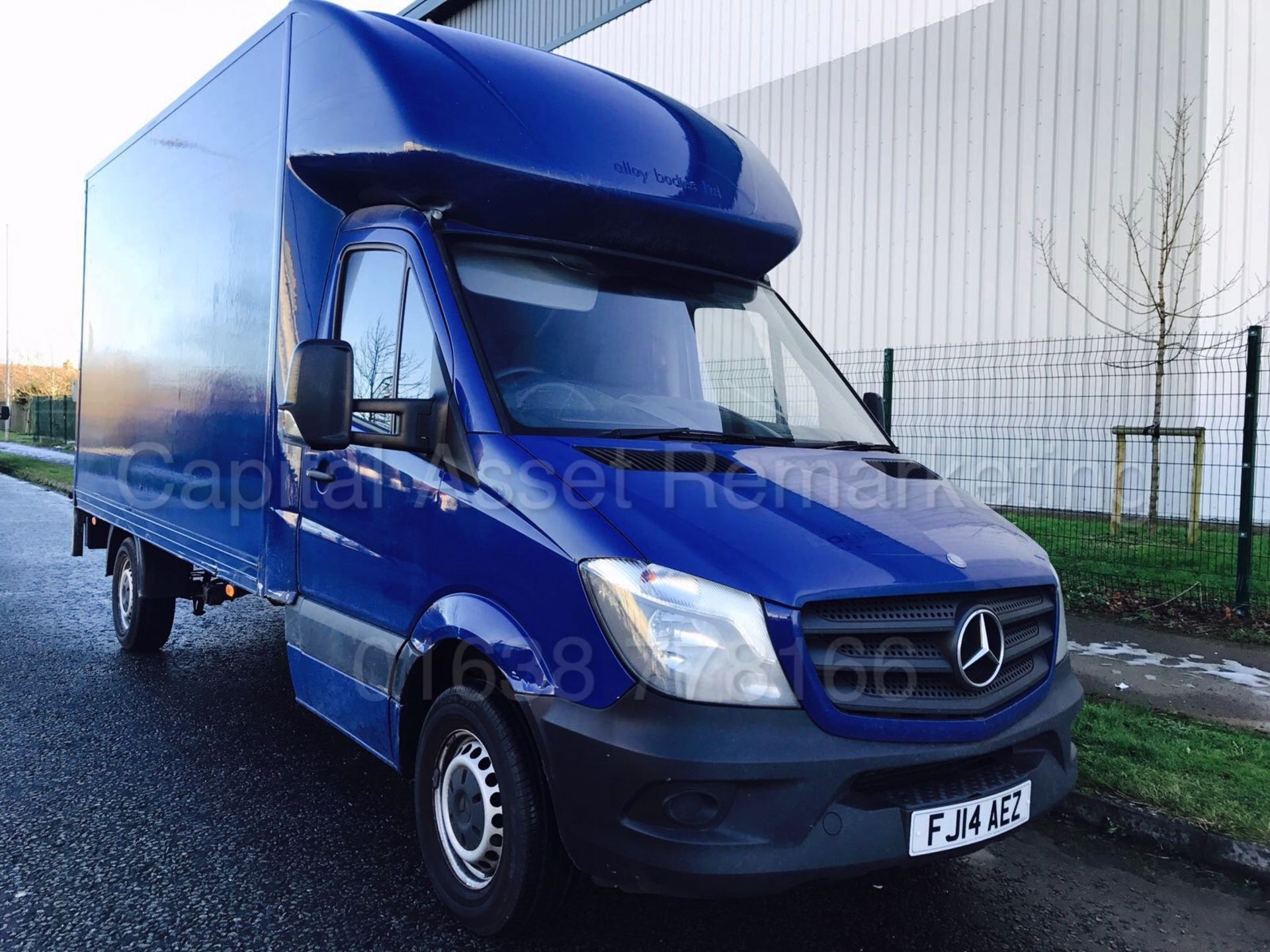 MERCEDES SPRINTER 313CDI "130BHP - 6 SPEED" 14 FT LUTON BOX VAN (14 REG - NEW SHAPE) TAIL LIFT !!!