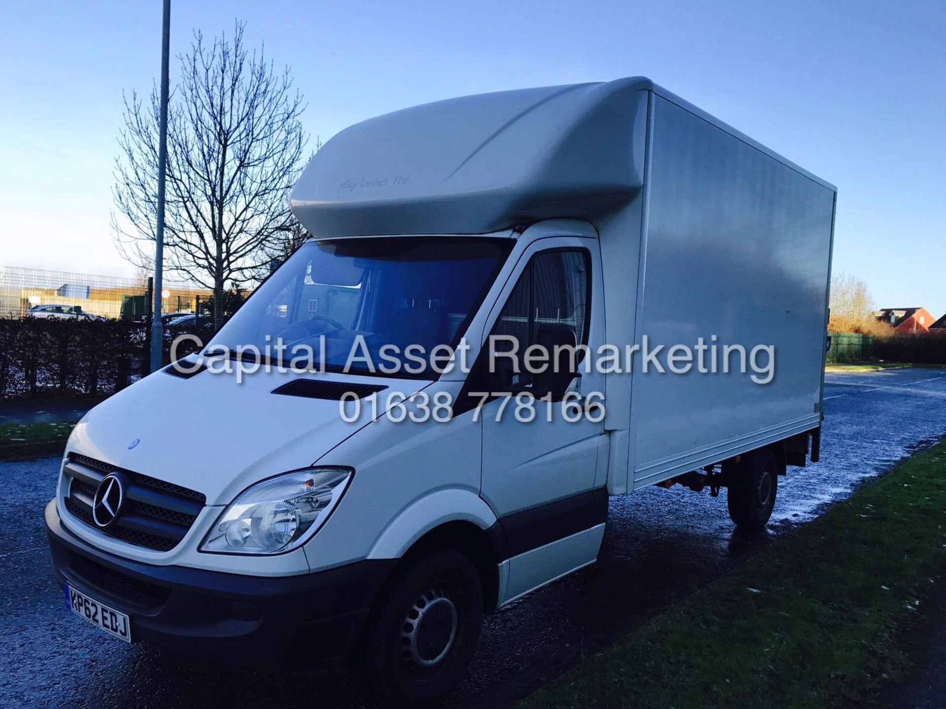 MERCEDES SPRINTER 313CDI "130BHP - 6 SPEED" 14FT LWB LUTON BOX VAN - TAIL LIFT (2013 MODEL) CRUISE - Image 3 of 14