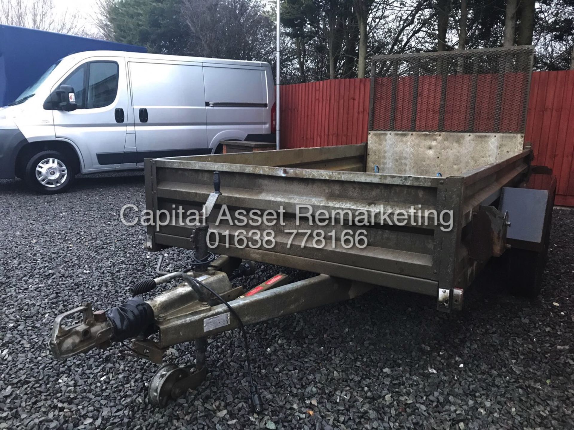 INDESPENSION 10 X 5 PLANT TRAILER - 2013 REG - 1 OWNER - HIGH TAIL RAMP - 4 WHEELER - NO VAT TO PAY!