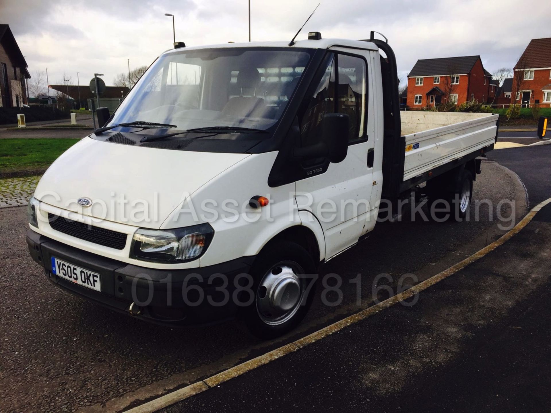 FORD TRANSIT 90 T350 'LWB - DROPSIDE' (2005 - 05 REG) '2.4 TDCI - 5 SPEED' (NO VAT - SAVE 20%)