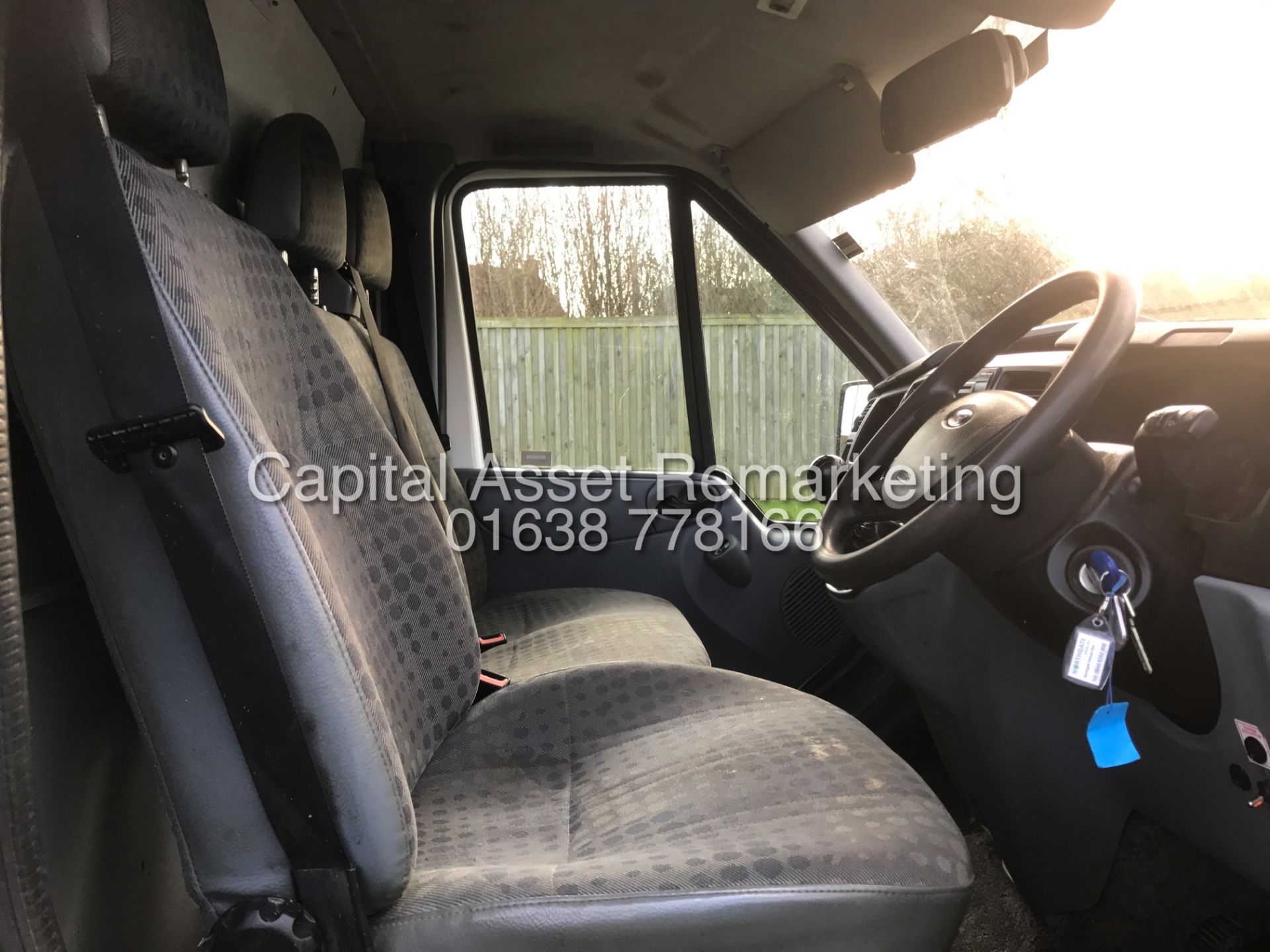 FORD TRANSIT 2.2TDCI T350 LWB TWIN REAR WHEEL "TIPPER" DOUBLE CAB (13 REG) 1 OWNER- LONDON COMPLIANT - Image 11 of 19