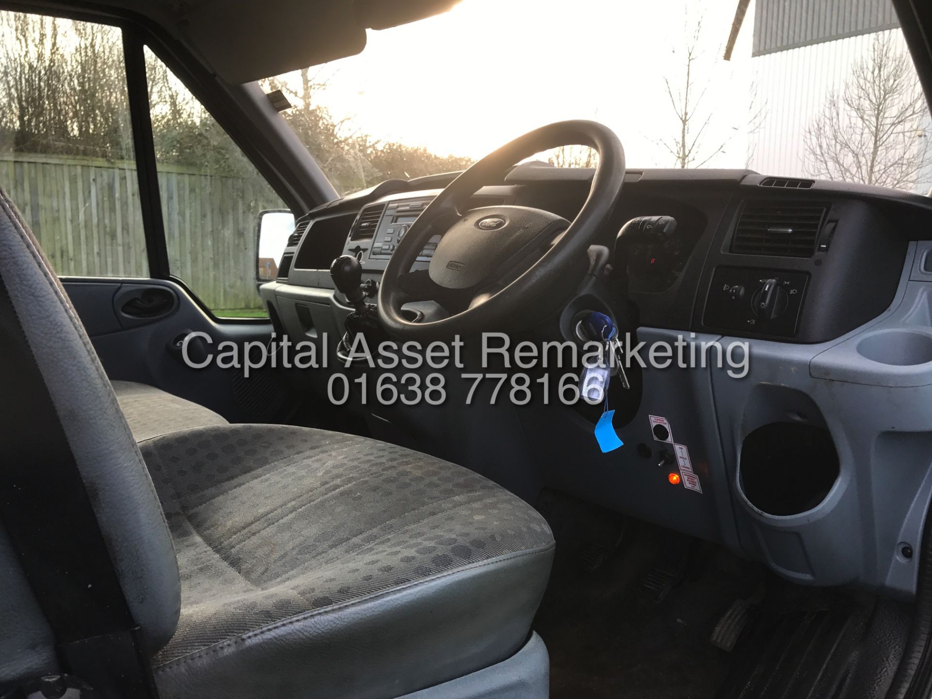 FORD TRANSIT 2.2TDCI T350 LWB TWIN REAR WHEEL "TIPPER" DOUBLE CAB (13 REG) 1 OWNER- LONDON COMPLIANT - Image 12 of 19