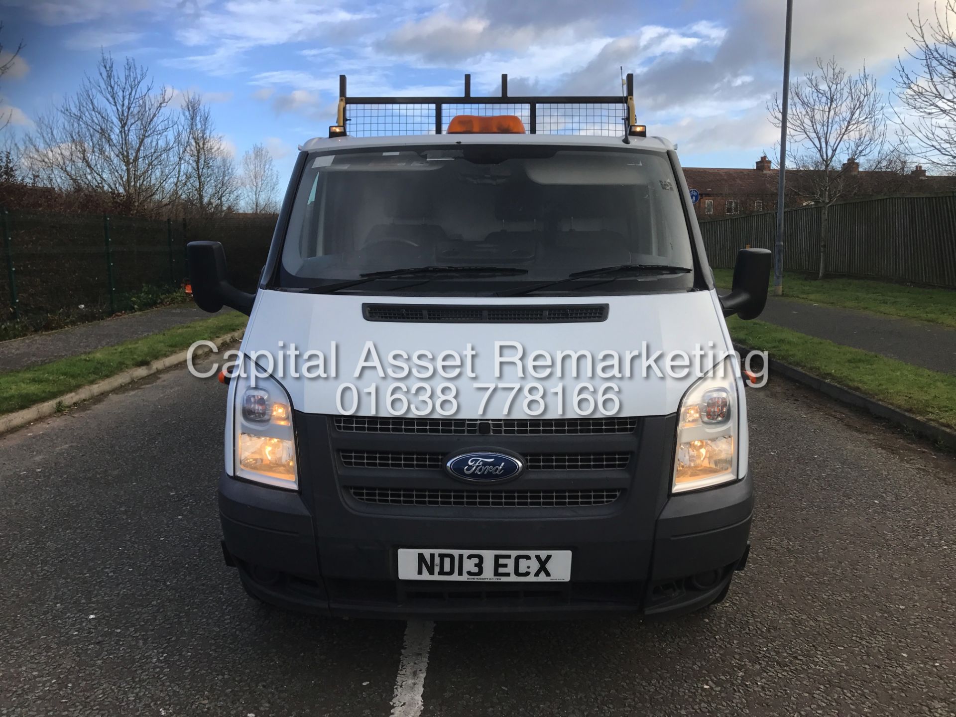 FORD TRANSIT 2.2TDCI T350 LWB TWIN REAR WHEEL "TIPPER" DOUBLE CAB (13 REG) 1 OWNER- LONDON COMPLIANT - Image 3 of 19