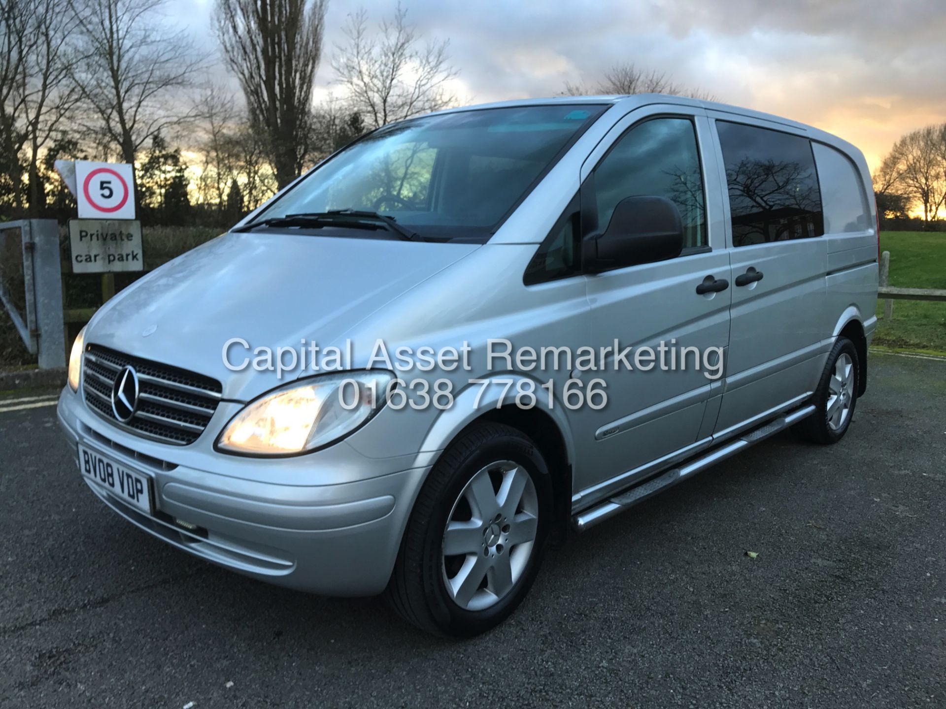 MERCEDES VITO 3.0 AUTO TIPTRONIC "120CDI - SPORT" 6 SEATER DUELINER (204BHP) 1 OWNER - MASSIVE SPEC - Bild 2 aus 20