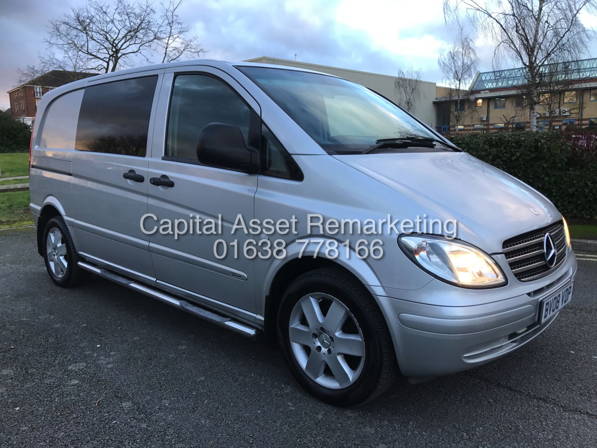 (ON SALE) MERCEDES VITO 3.0V6 "120CDI SPORT" AUTO (08 REG) 6 SEATER - 1 OWNER - AIR CON - CRUISE - Image 4 of 20