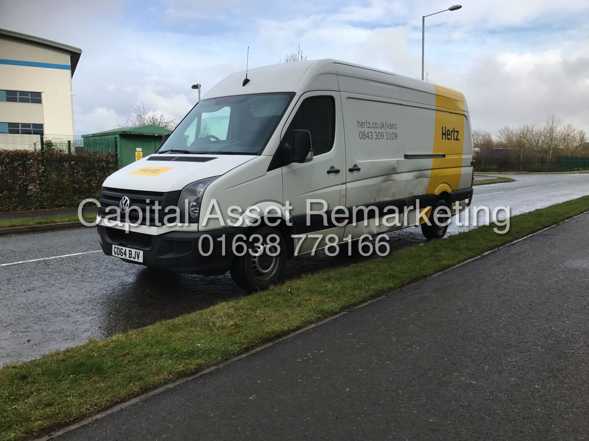 VOLKSWAGN CRAFTER 2.5TDI "136BHP - 6 SPEED" LWB / HI TOP (2015 YEAR) CRUISE - ELEC PACK - 1 OWNER - Image 2 of 11