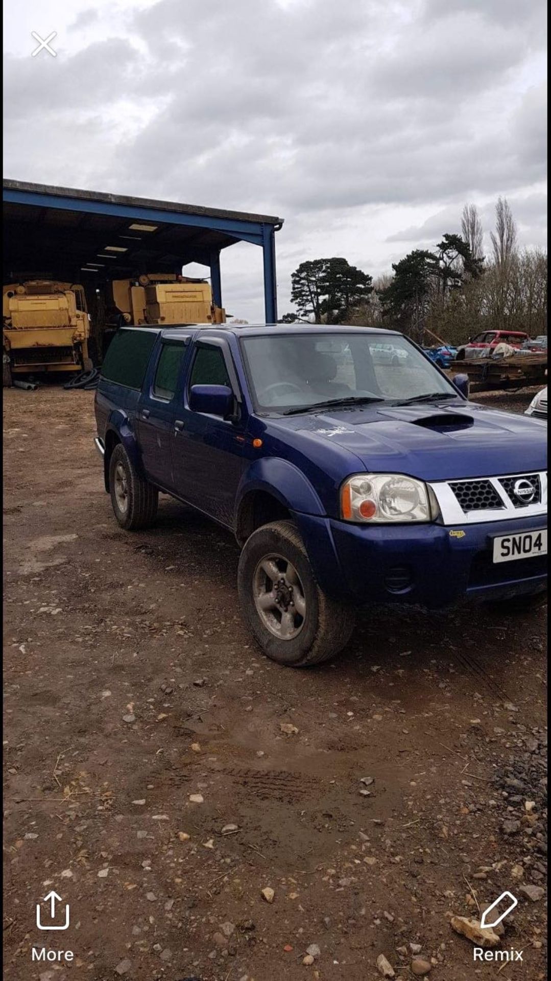 (ON SALE) NISSAN NAVARA 2.5DI "4 DOOR DOUBLE CAB" 4X4 - 04 REG - AIR CON - NO VAT TO PAY!!!!