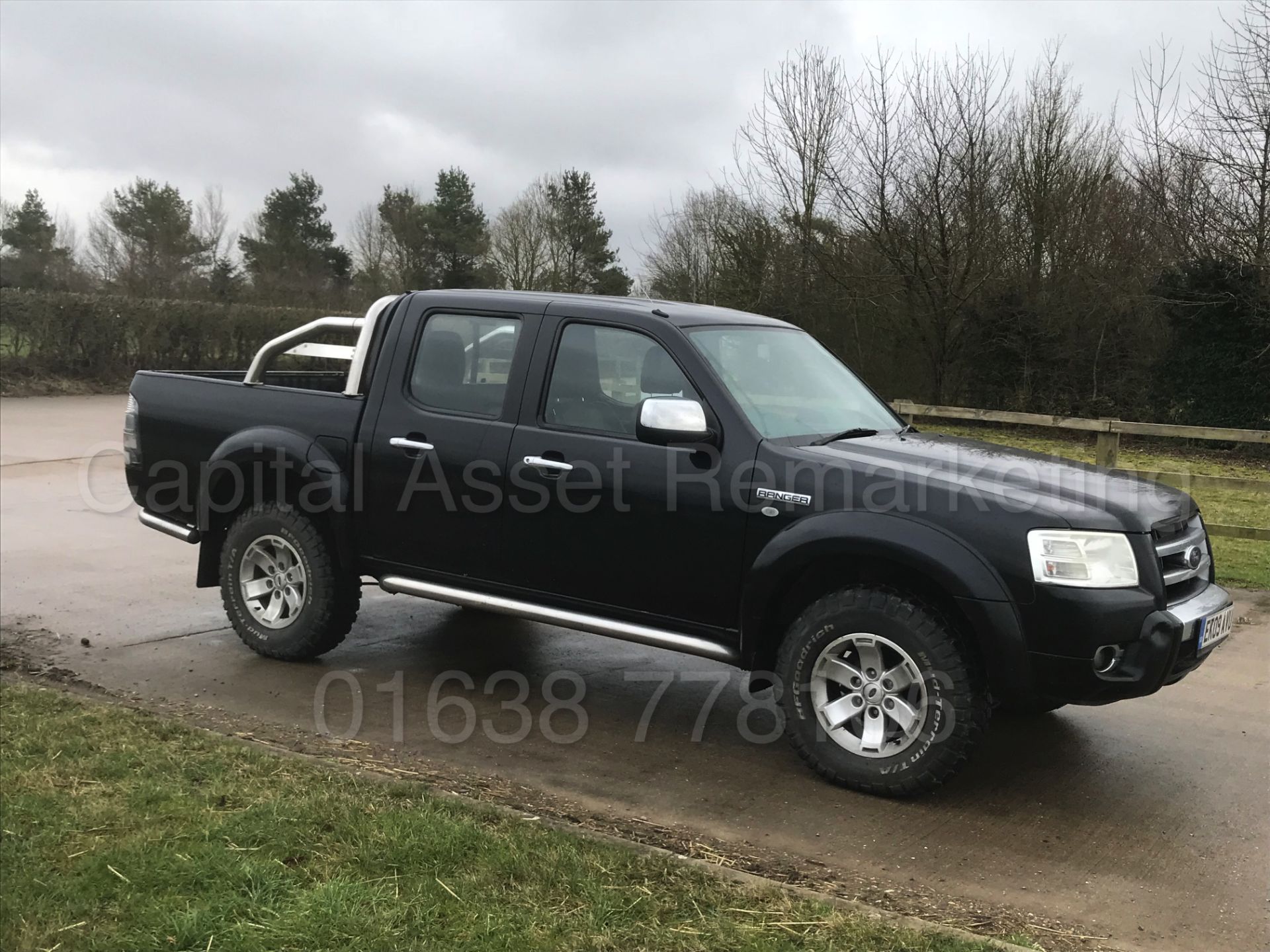 FORD RANGER 'THUNDER' DOUBLE CAB PICK-UP (2009 ) '2.5 TDCI - 143 BHP' *LEATHER - AIR CON* (NO VAT) - Image 8 of 29