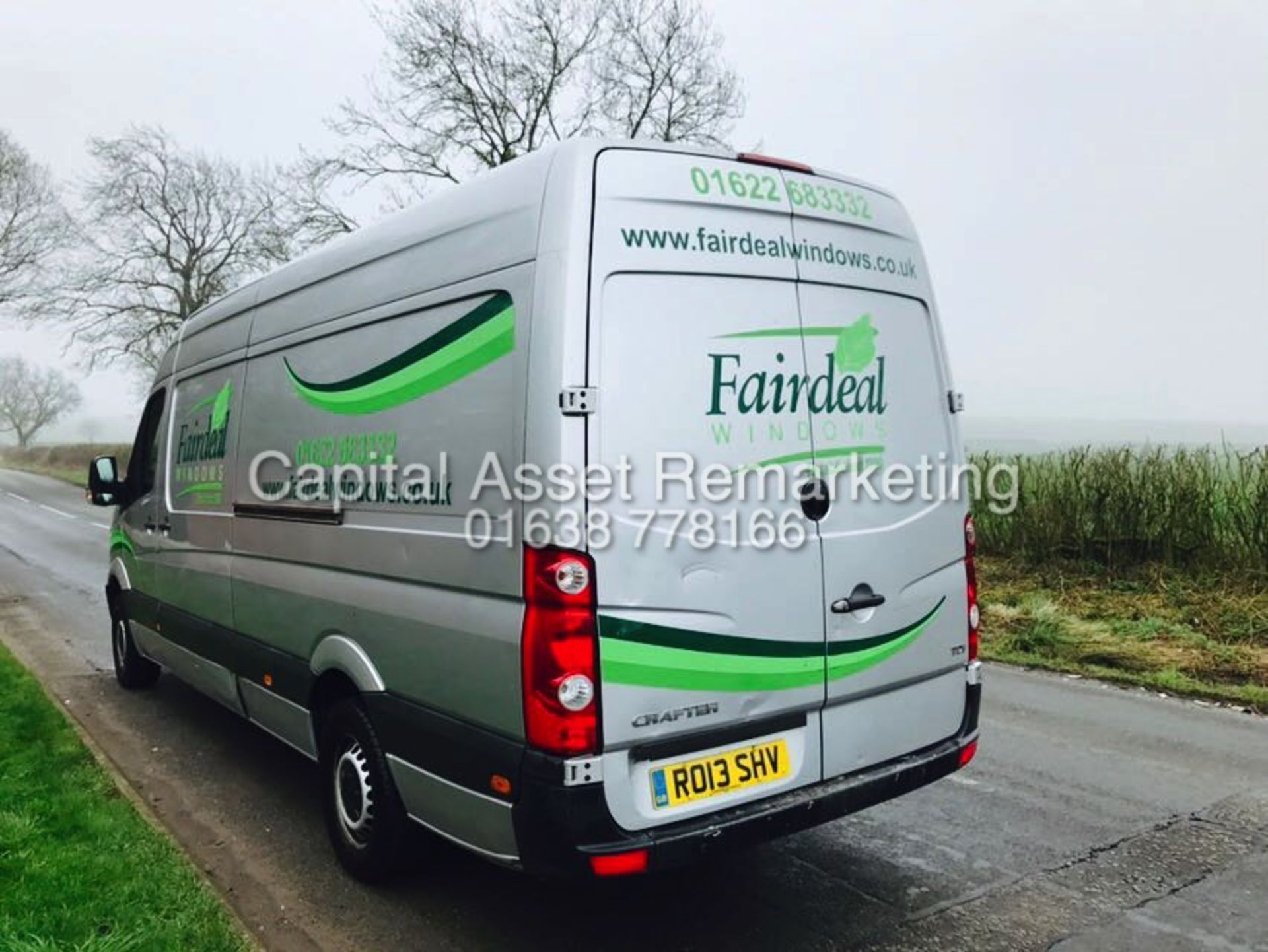 VOLKSWAGEN CRAFTER 2.5TDI CR35 "109BHP - 6 SPEED" LWB / HI TOP (13 REG) 1 OWNER - FACTORY SILVER - Bild 4 aus 12