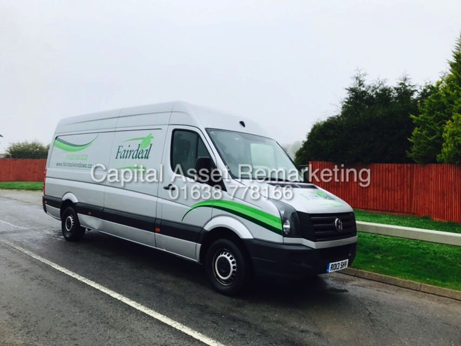 VOLKSWAGEN CRAFTER 2.5TDI CR35 "109BHP - 6 SPEED" LWB / HI TOP (13 REG) 1 OWNER - FACTORY SILVER