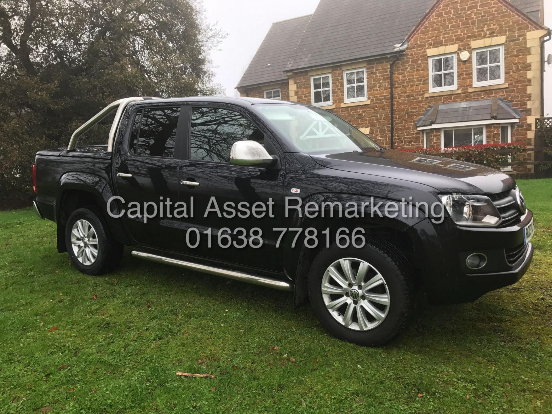 VOLKSWAGEN AMAROK 2.0TDI "HIGHLINE 4MOTION" D/C (63 REG) FULLY LOADED - SAT NAV - LEATHER- ONLY 62k