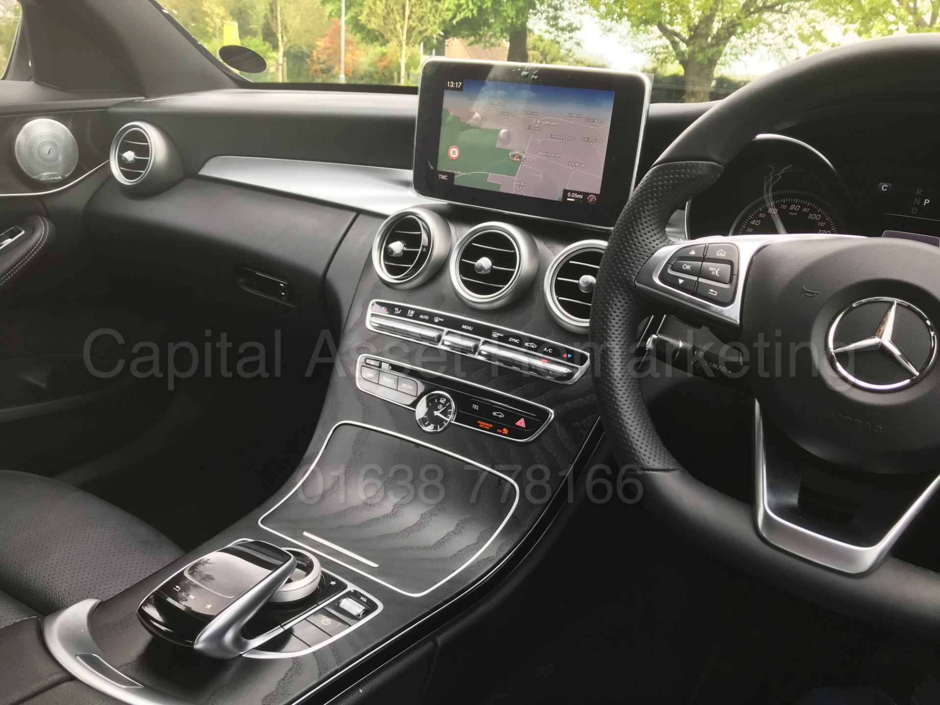 MERCEDES-BENZ C220d 'AMG LINE - PREMIUM PLUS' (2017- 67 REG) '9-G TRONIC AUTO - SAT NAV - PAN ROOF' - Image 54 of 67