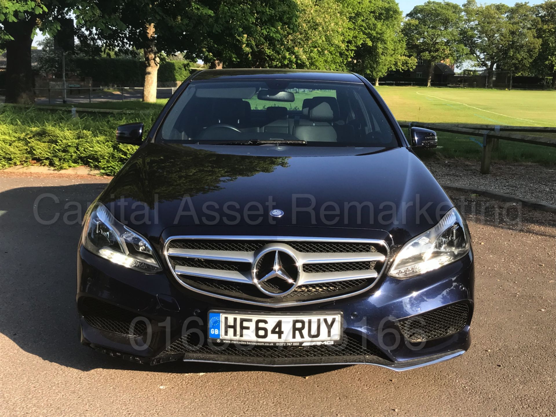 MERCEDES-BENZ E220d *AMG LINE* SALOON (2015) '7G TRONIC AUTO - LEATHER - SAT NAV' **MASSIVE SPEC** - Image 2 of 36