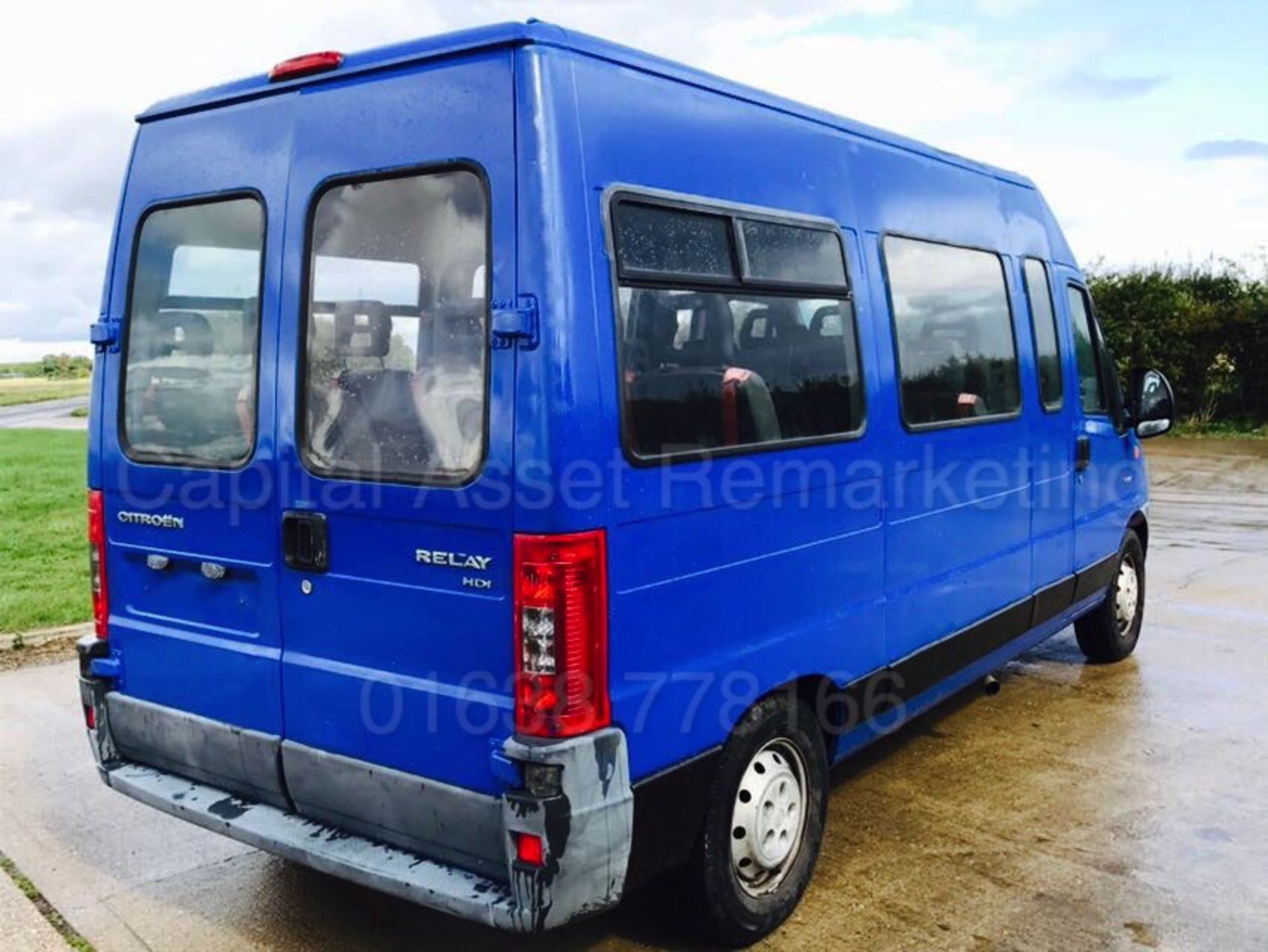 (On Sale) CITROEN RELAY 'LWB HI-ROOF - 17 SEATER MINI-BUS' (2005) '2.2 HDI - 5 SPEED' (NO VAT) - Image 7 of 16