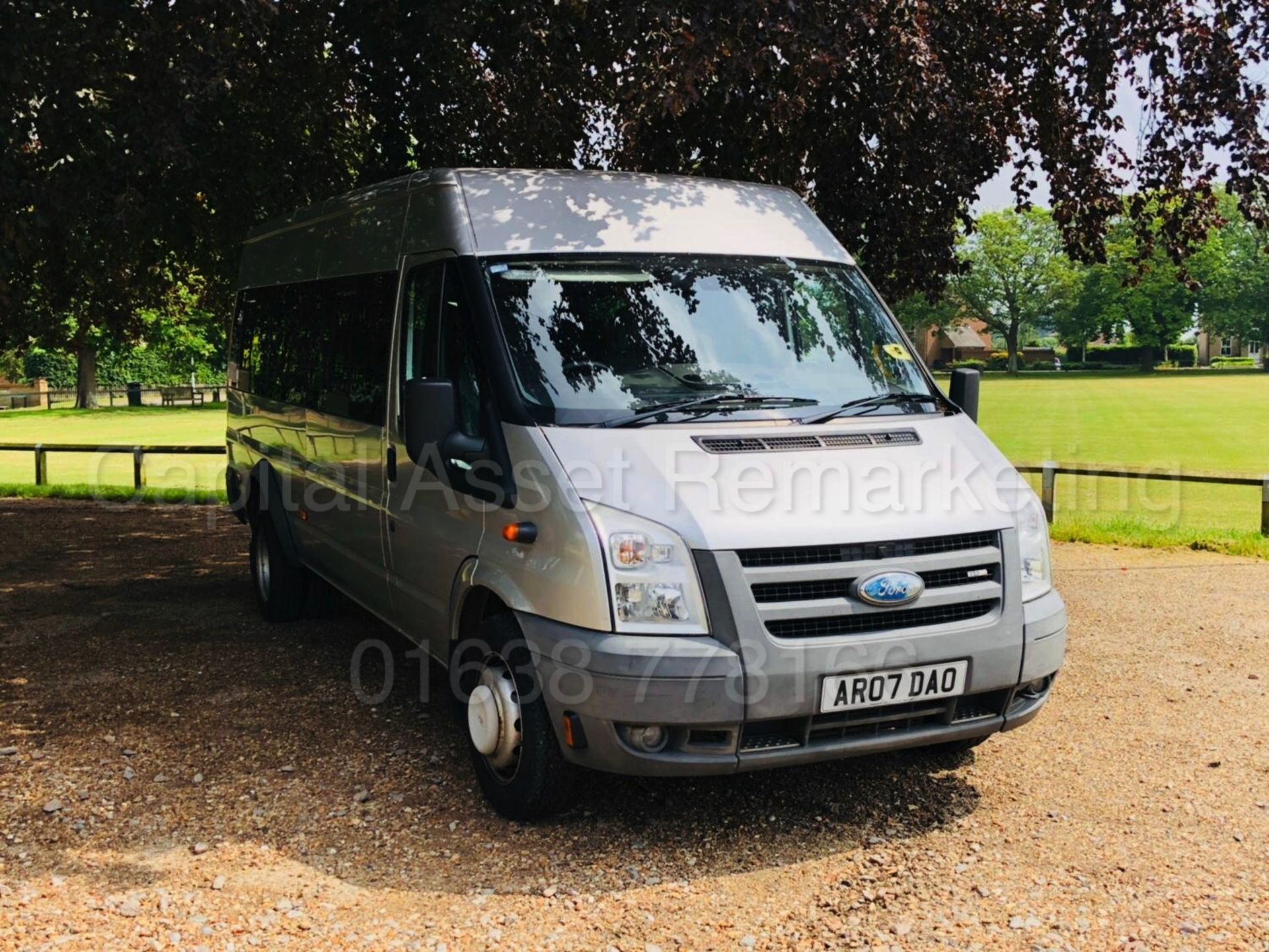 FORD TRANSIT 140 T430 'XLWB - 17 SEATER MINI-BUS' (2007) '2.4 TDCI - 140 BHP - 6 SPEED' (NO VAT) - Image 2 of 32