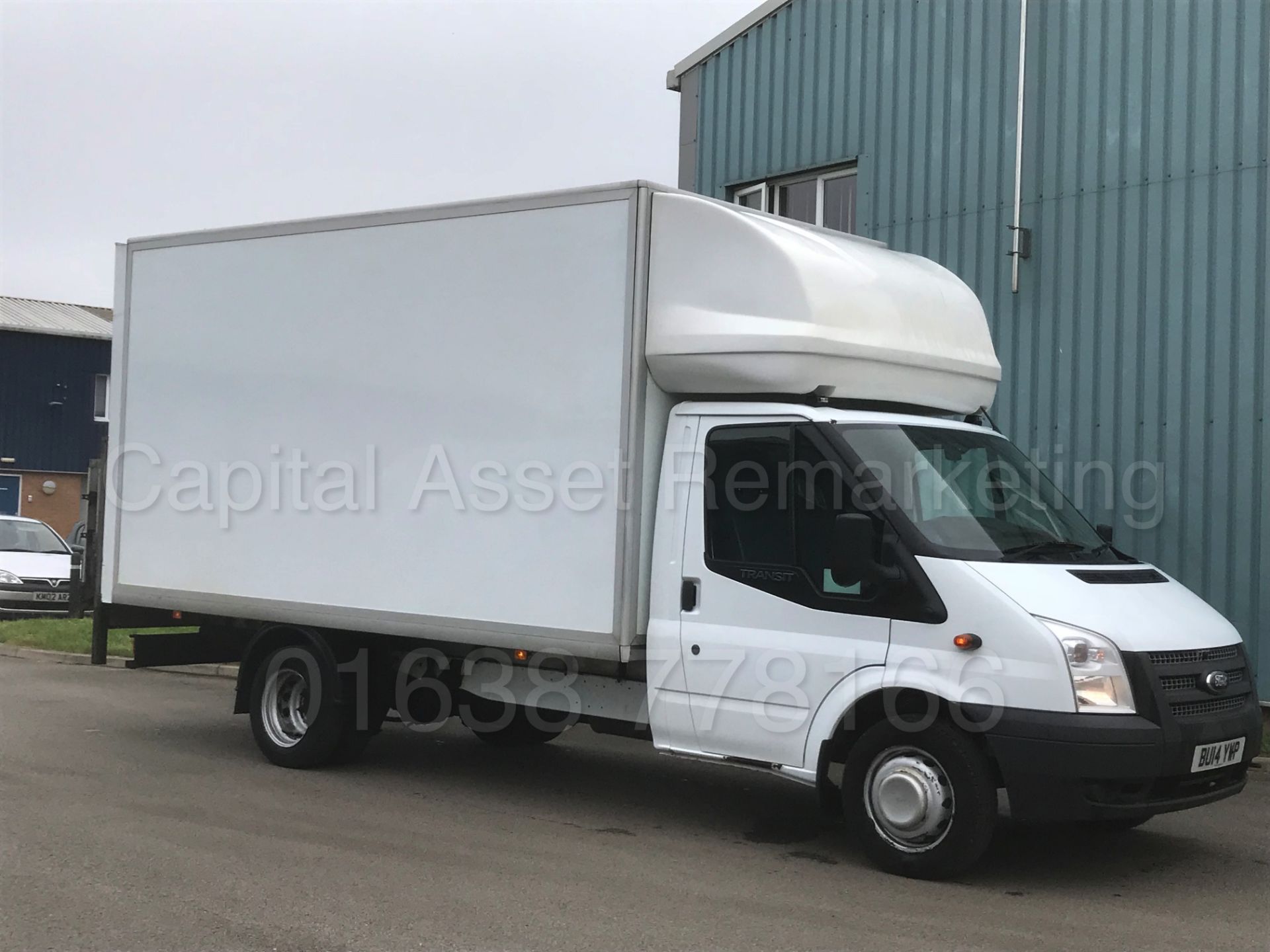 FORD TRANSIT 125 T350 'LWB - LUTON / BOX VAN' (2014) '2.2 TDCI - 125 BHP - 6 SPEED' **TAIL-LIFT** - Image 12 of 33