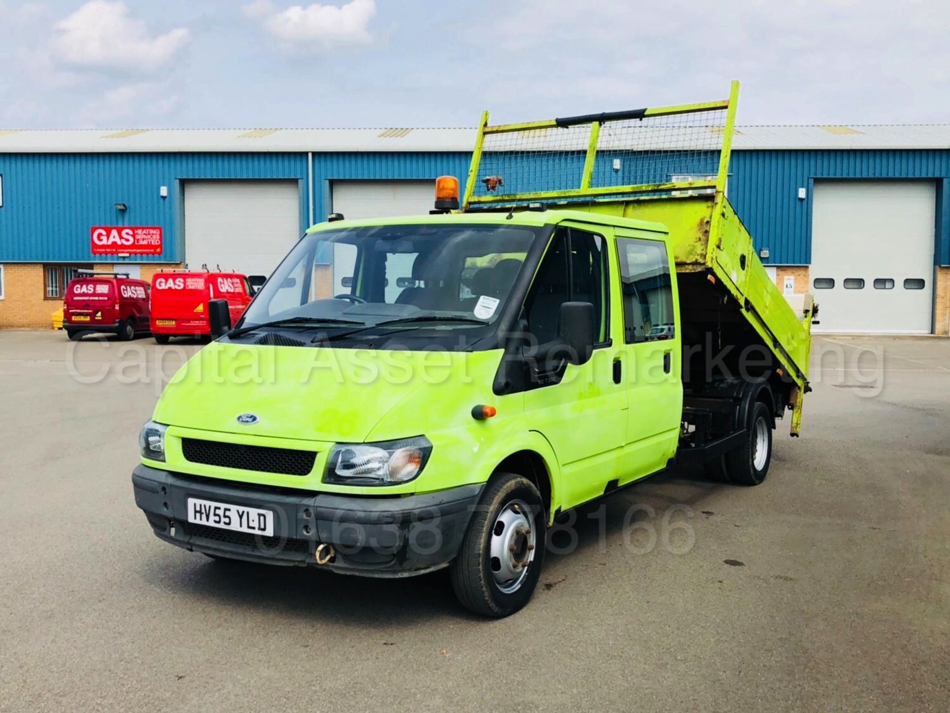 FORD TRANSIT T350 'LWB CREW CAB - TIPPER' (2006 MODEL) '2.4 TDCI - 90 BHP - 5 SPEED' **LOW MILES** - Image 8 of 30