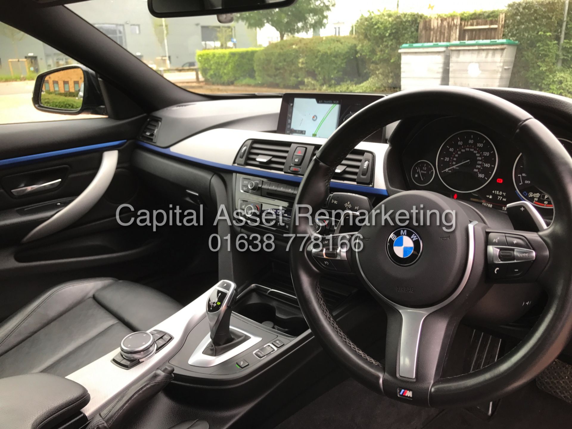 BMW 420D AUTO 8 SPEED "M-SPORT" COUPE (2017 MODEL) 1 OWNER WITH BMW HISTORY - SAT NAV - I DRIVE - Image 14 of 25