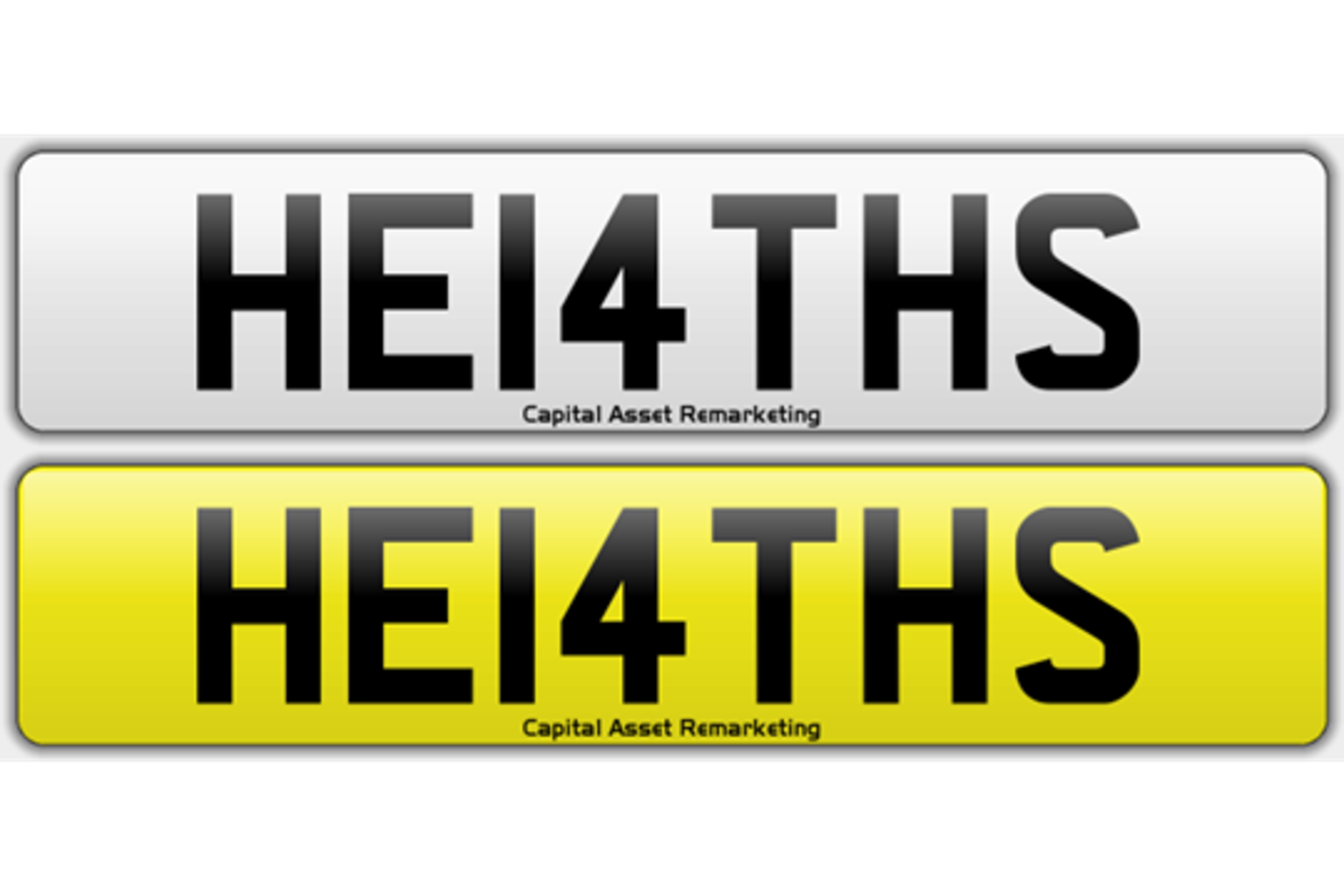PRIVATE REGISTRATION: 'HE14 THS' **CHERISHED NUMBER PLATE** (NO VAT - SAVE 20%)