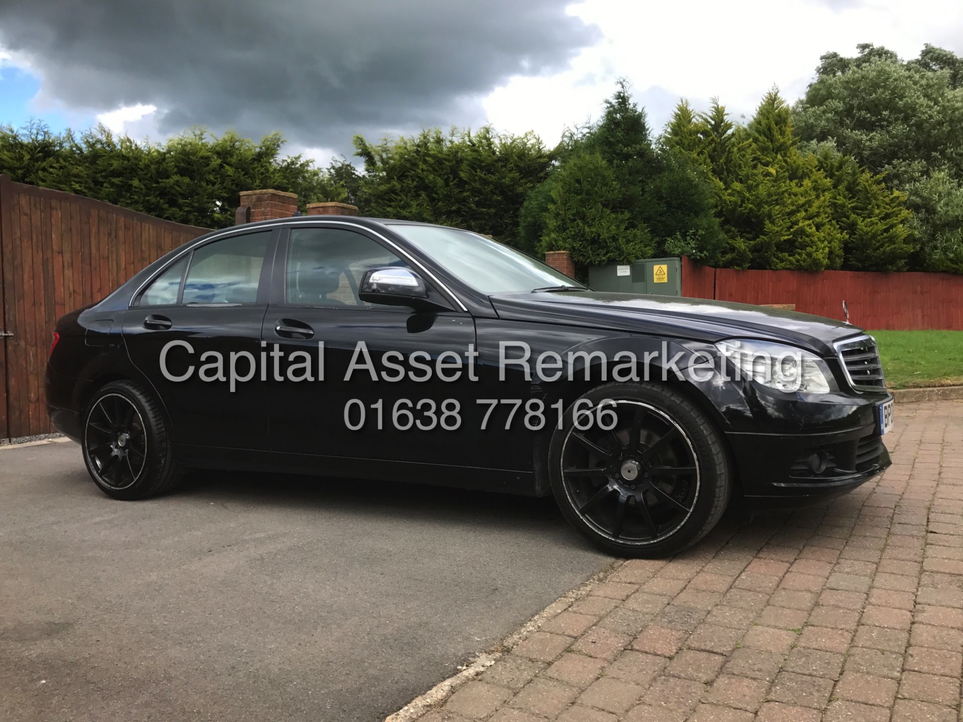 On Sale MERCEDES C180 "KOMPRESSOR" (08 REG) FULL BLACK LEATHER - LOW MILEAGE - CLIMATE (NO VAT)