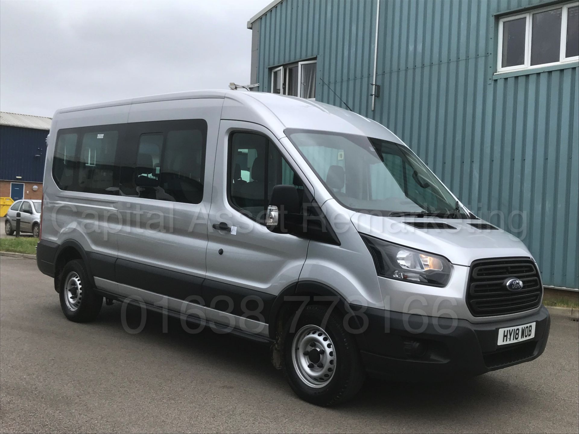 (On Sale) FORD TRANSIT LWB '15 SEATER MINI-BUS' (2018) '2.2 TDCI -125 BHP- 6 SPEED' 130 MILES ONLY !