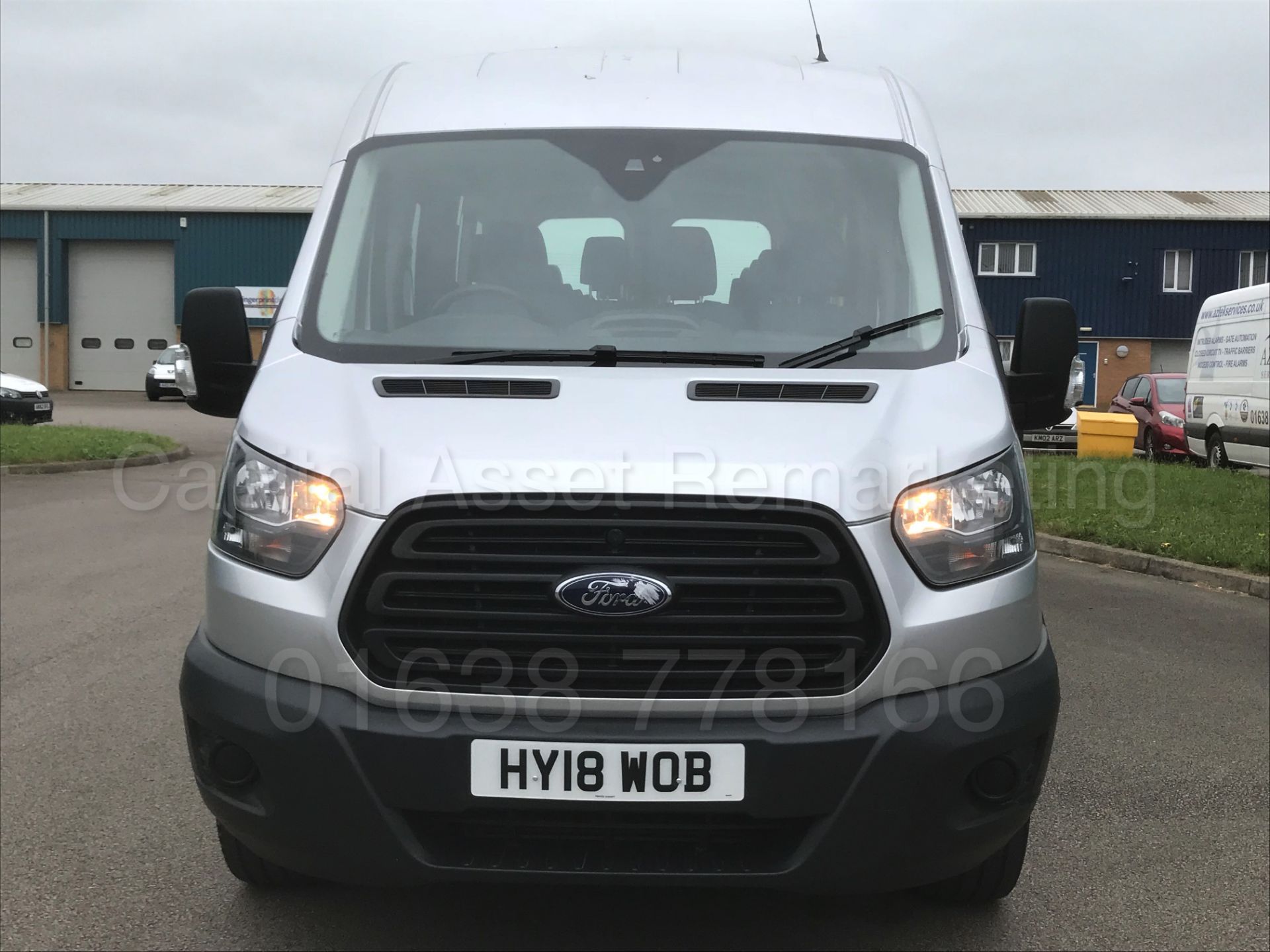 (On Sale) FORD TRANSIT LWB '15 SEATER MINI-BUS' (2018) '2.2 TDCI -125 BHP- 6 SPEED' 130 MILES ONLY ! - Image 3 of 50