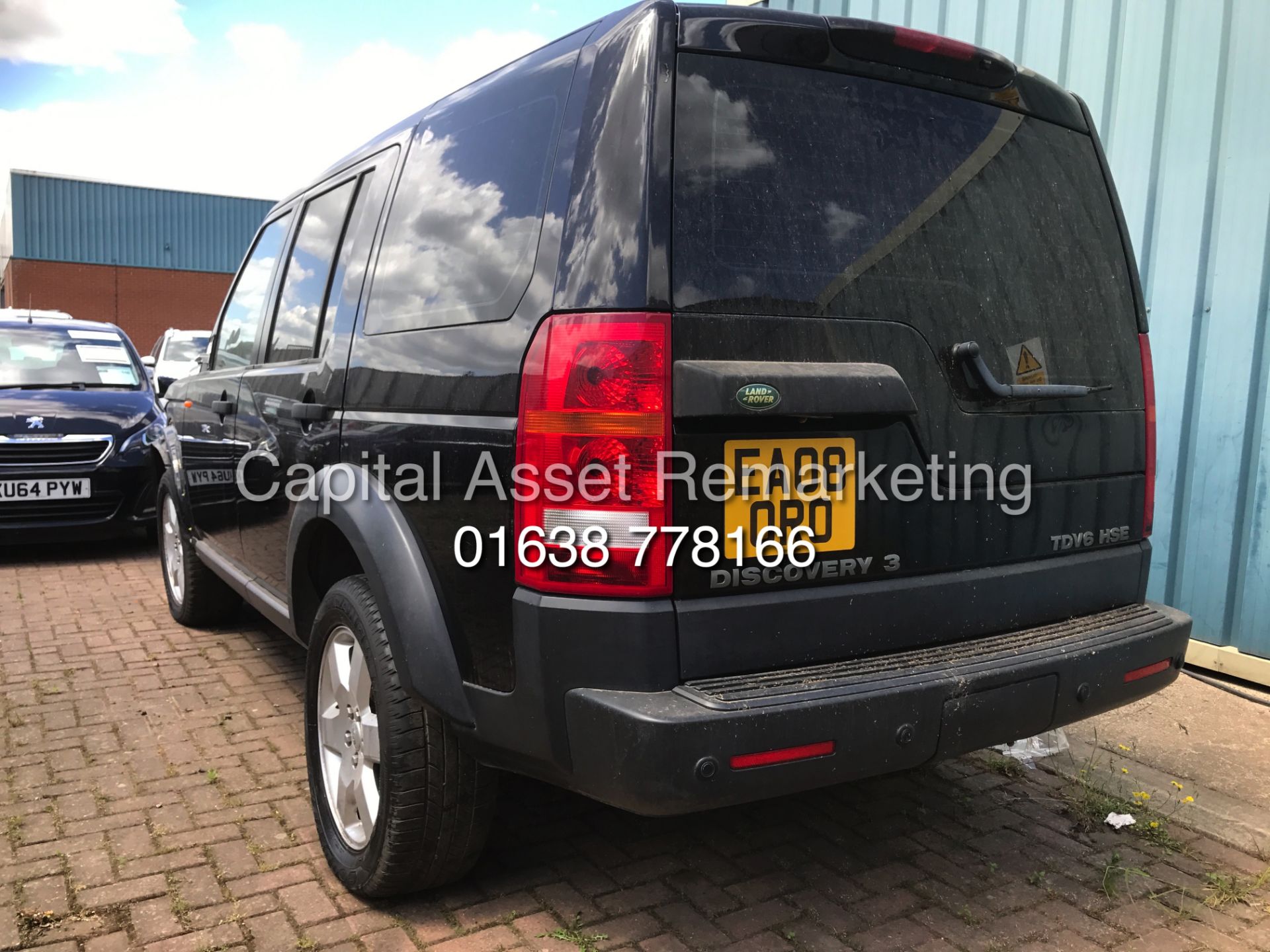 (ON SALE) LANDROVER DISCOVERY 3 "TDV6 "HSE" AUTOMATIC (08 REG) BLACK - FSH - LEATHER - SAT NAV - - Image 6 of 16