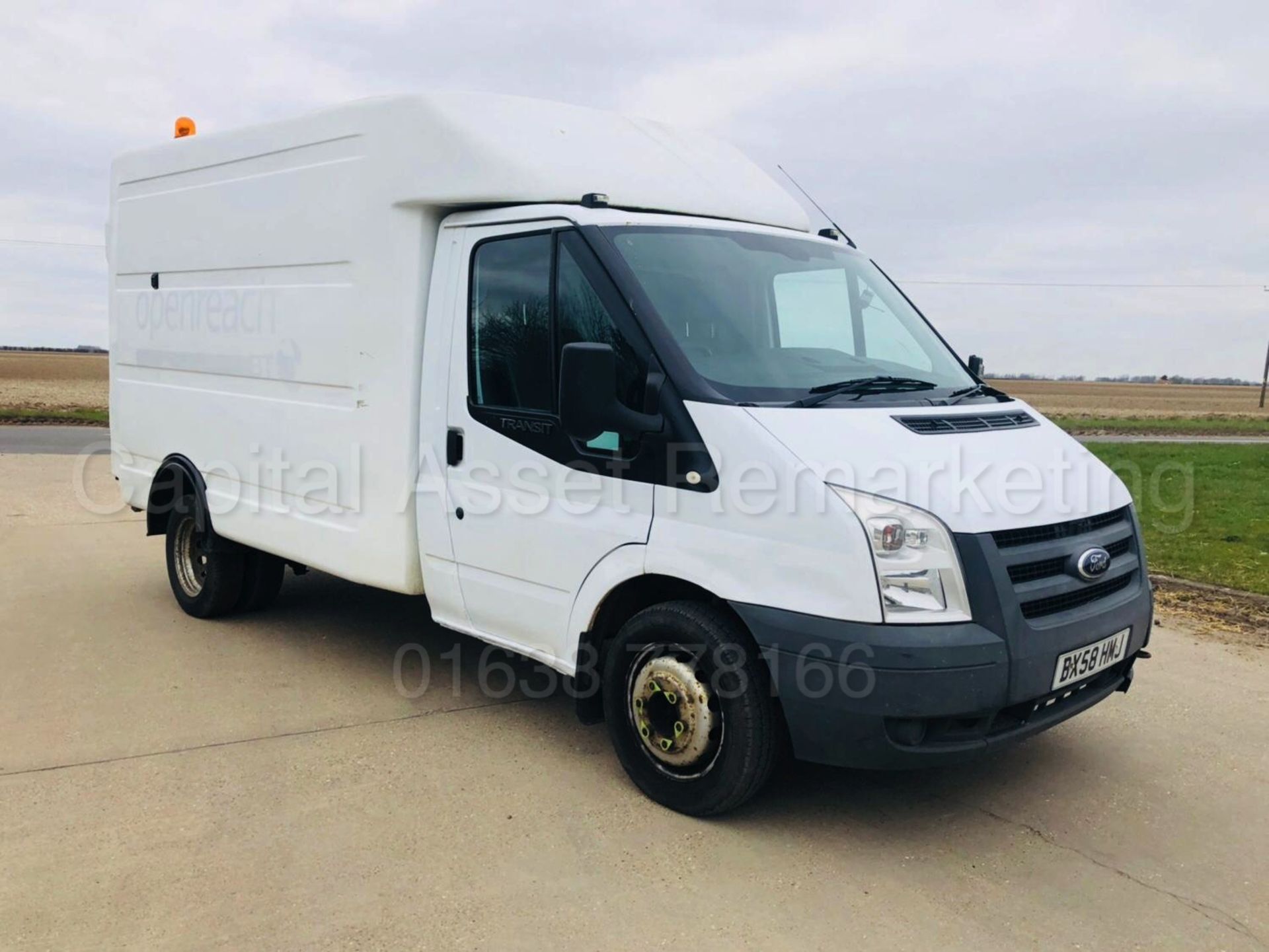 FORD TRANSIT 100 350 'BOX / LUTON VAN' (2009 MODEL) '2.4 TDCI - 100 BHP' (1 COMPANY OWNER)