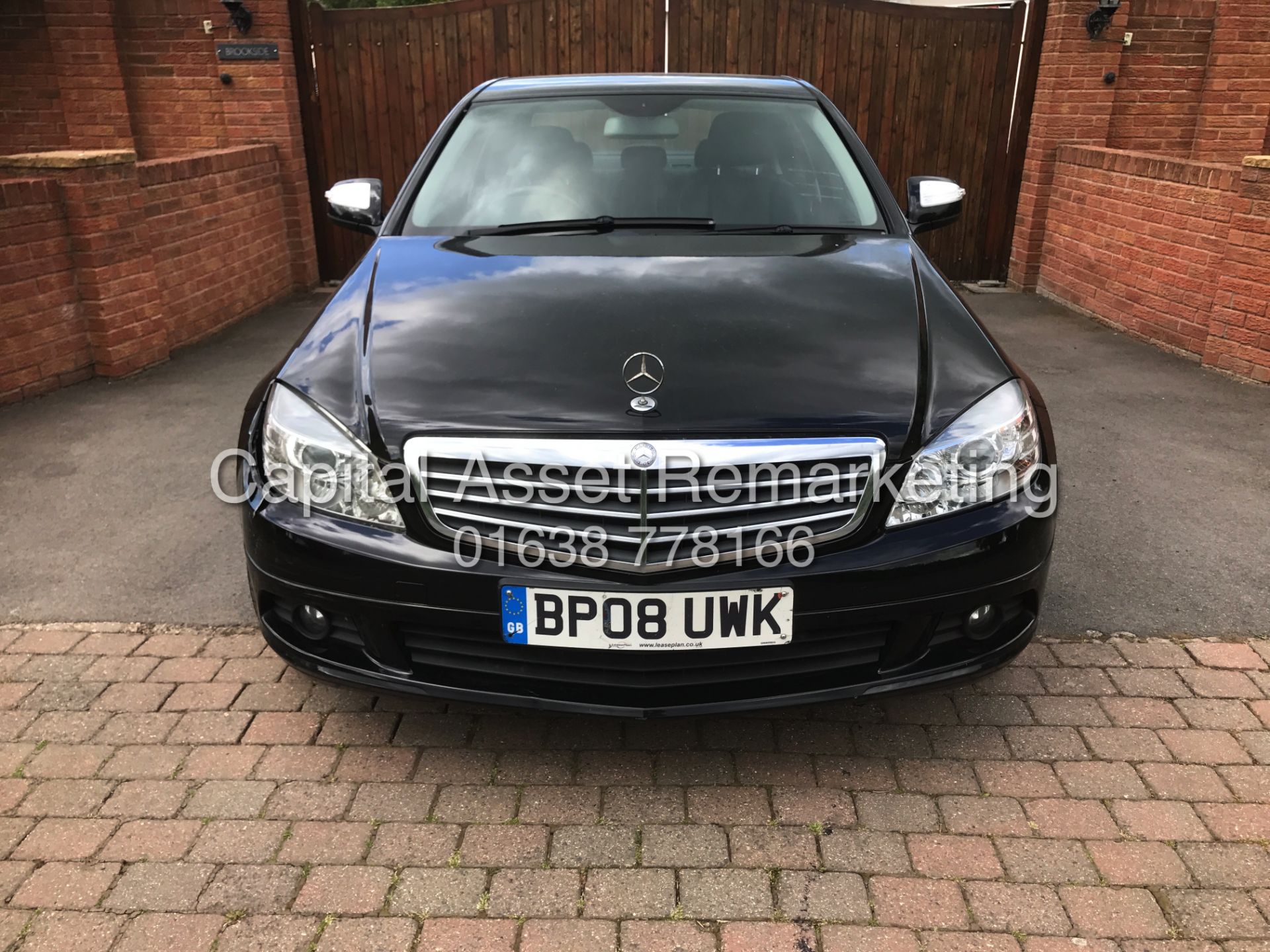 On Sale MERCEDES C180 "KOMPRESSOR" (08 REG) FULL BLACK LEATHER - LOW MILEAGE - CLIMATE (NO VAT) - Image 2 of 17