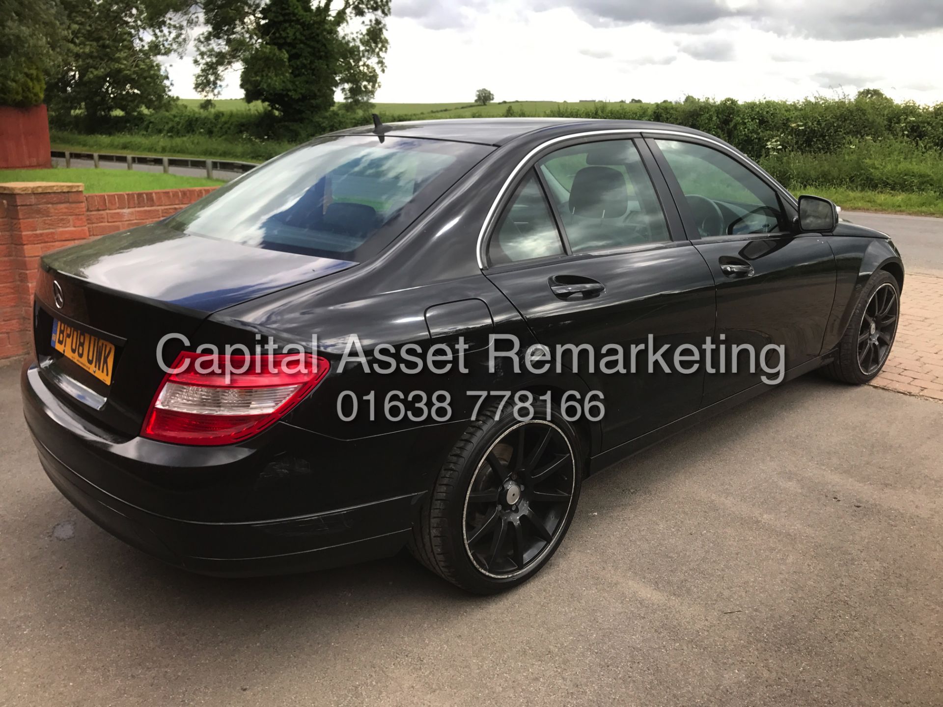 On Sale MERCEDES C180 "KOMPRESSOR" (08 REG) FULL BLACK LEATHER - LOW MILEAGE - CLIMATE (NO VAT) - Bild 7 aus 17