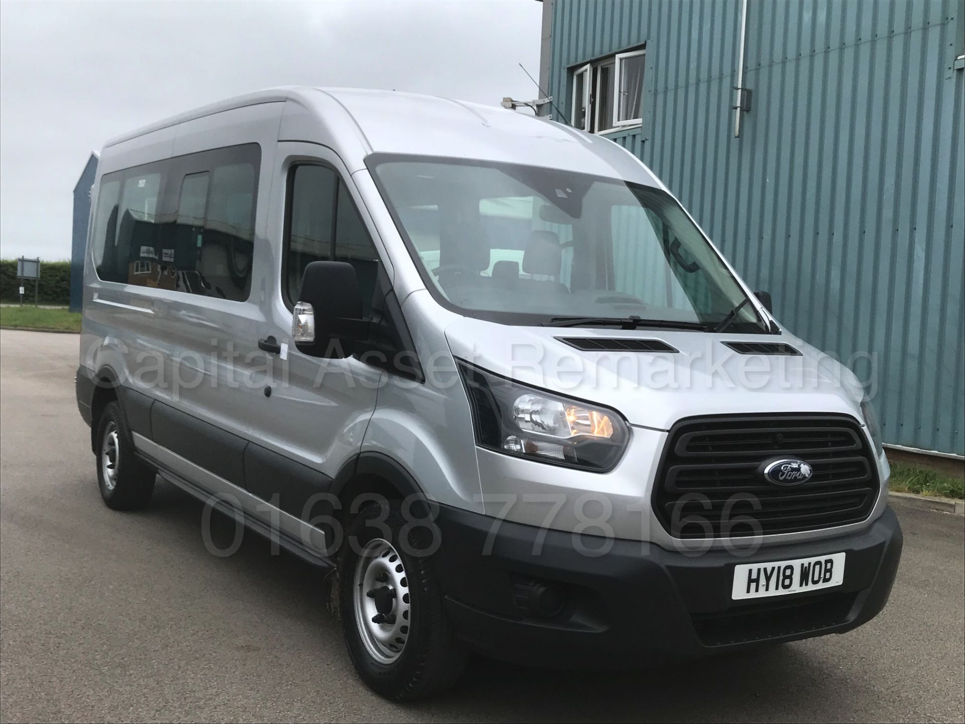(On Sale) FORD TRANSIT LWB '15 SEATER MINI-BUS' (2018) '2.2 TDCI -125 BHP- 6 SPEED' 130 MILES ONLY ! - Image 2 of 50