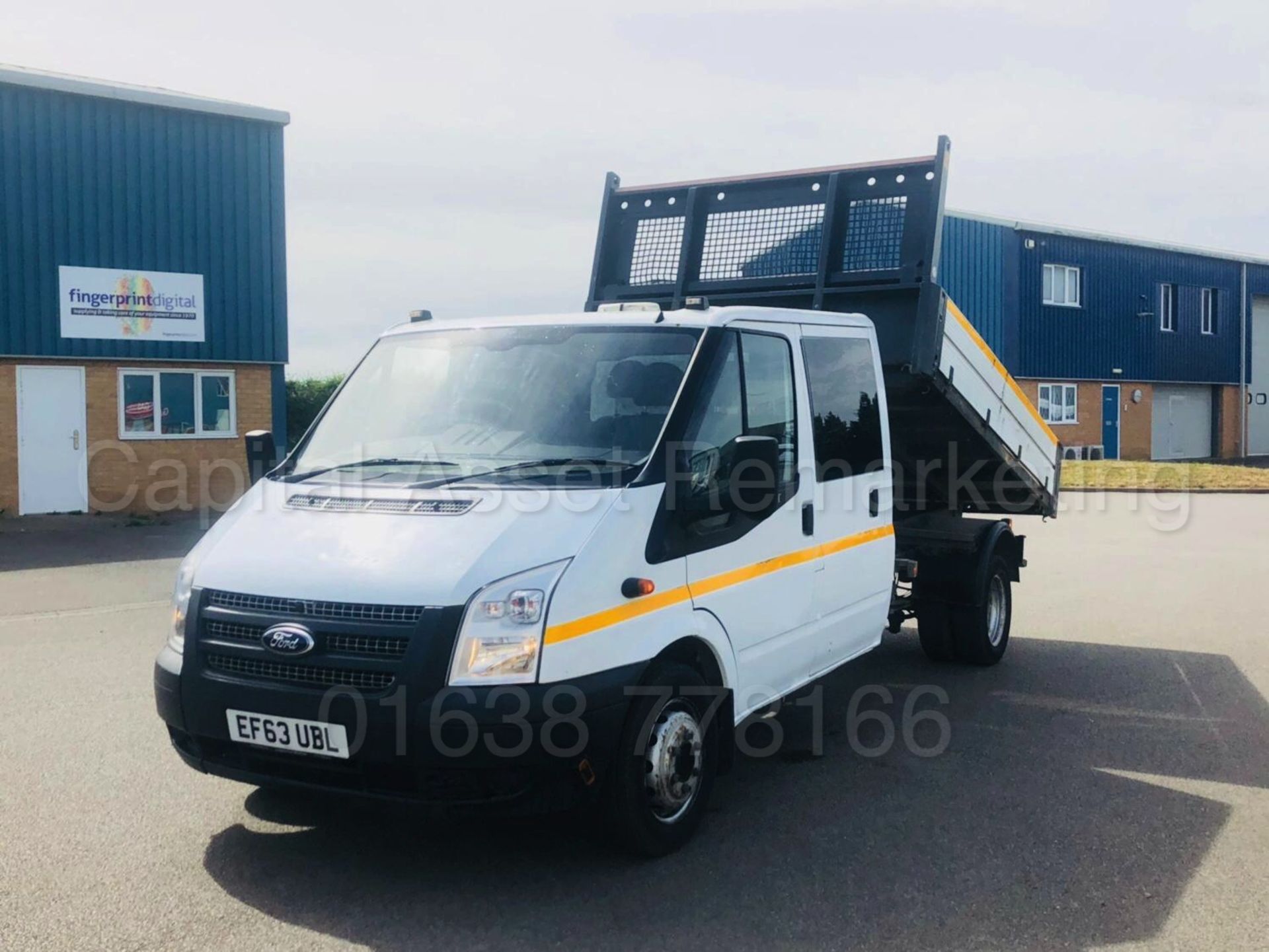 FORD TRANSIT 125 T350L RWD 'DOUBLE CAB TIPPER' (2014) '2.2 TDCI - 125 BHP - 6 SPEED' **3500 KG** - Image 13 of 35