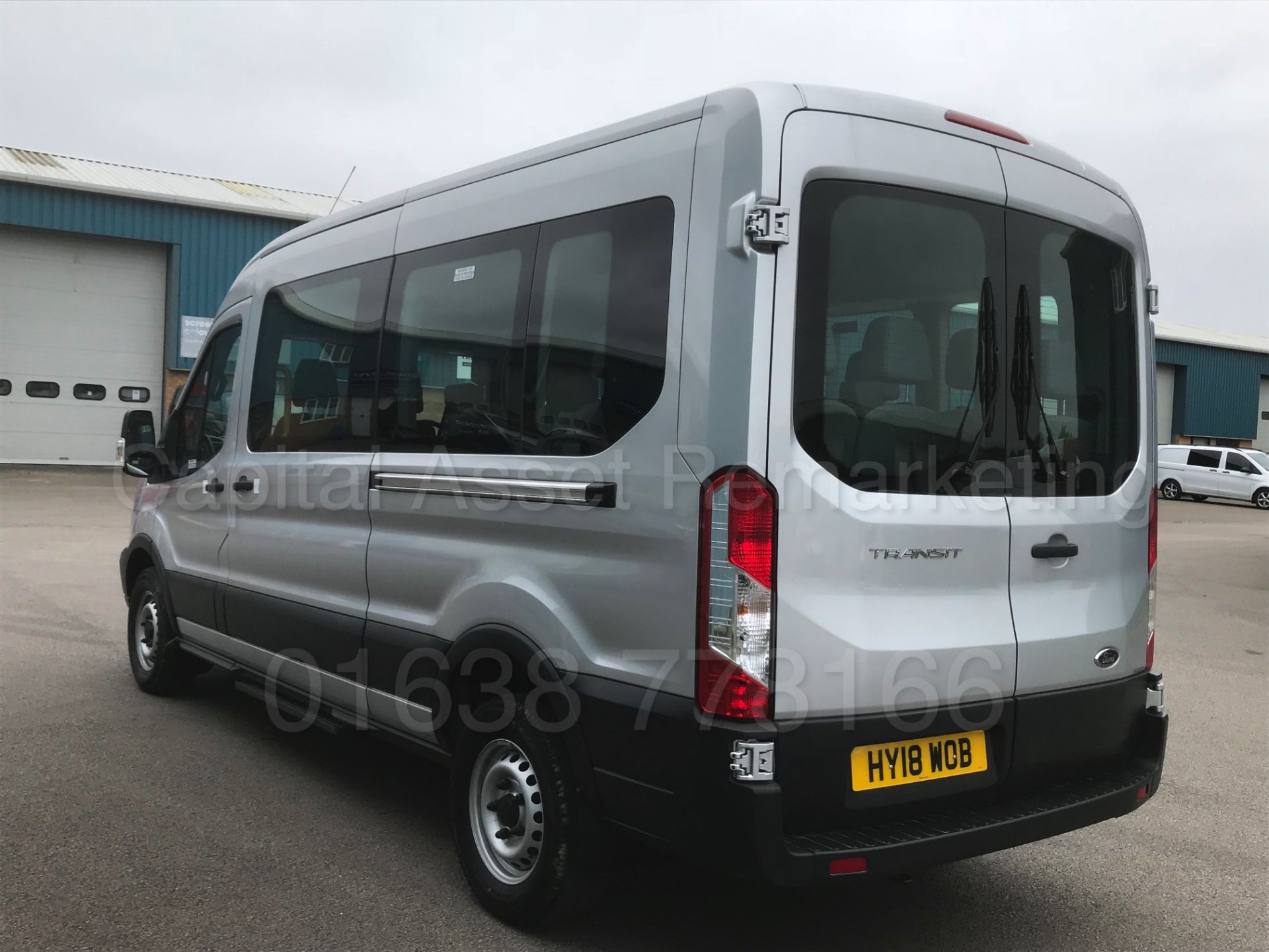 (On Sale) FORD TRANSIT LWB '15 SEATER MINI-BUS' (2018) '2.2 TDCI -125 BHP- 6 SPEED' 130 MILES ONLY ! - Bild 10 aus 50