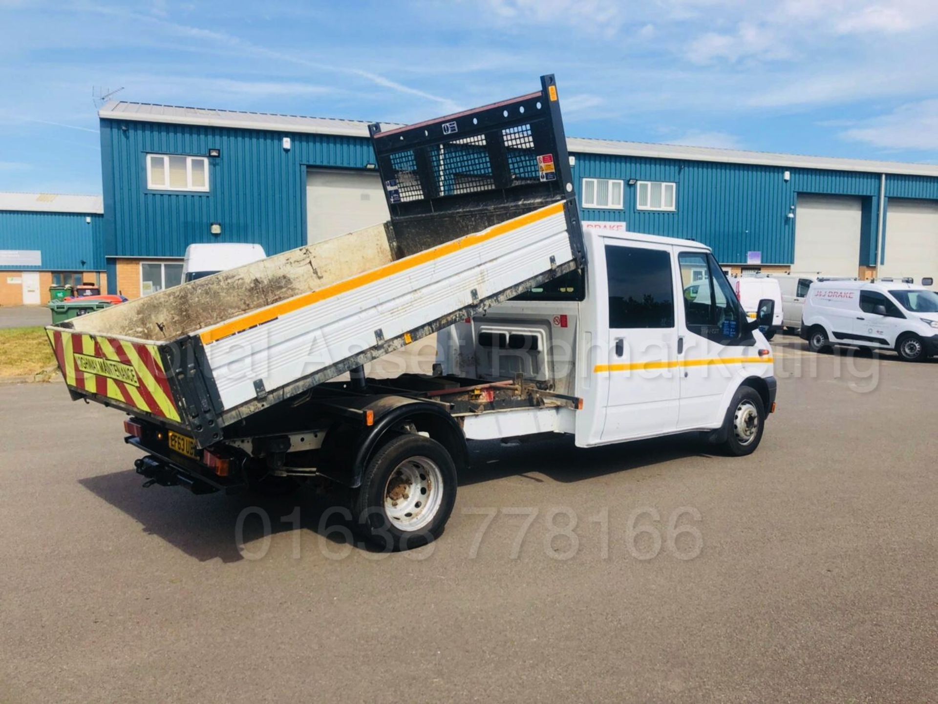 FORD TRANSIT 125 T350L RWD 'DOUBLE CAB TIPPER' (2014) '2.2 TDCI - 125 BHP - 6 SPEED' **3500 KG** - Image 19 of 35