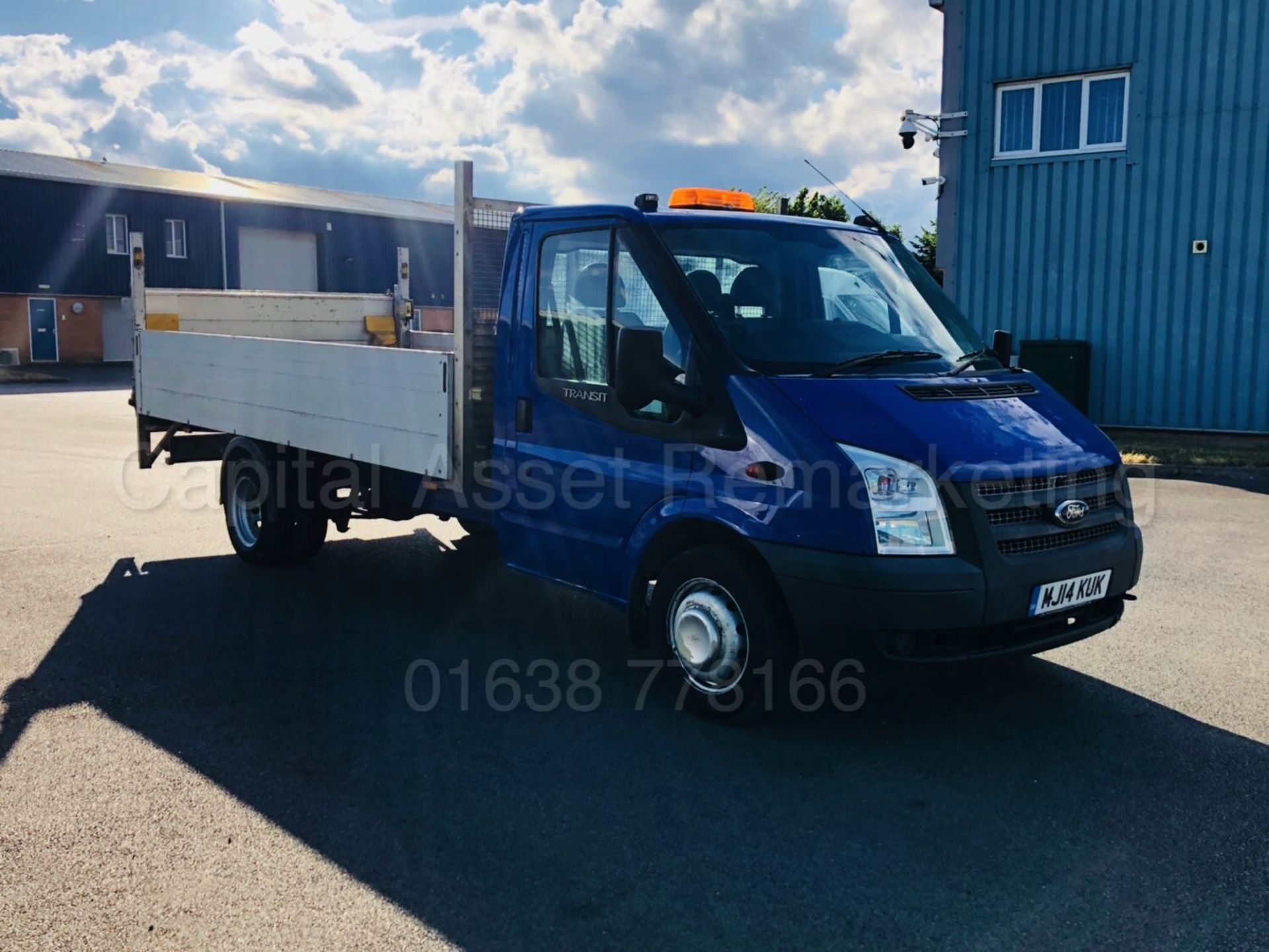 FORD TRANSIT 125 T350 'LWB - DROPSIDE' (2014) '2.2 TDCI - 125 BHP - 6 SPEED' **TAIL-LIFT**