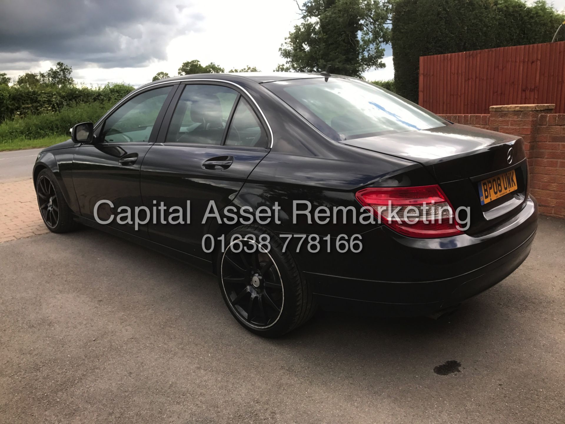 On Sale MERCEDES C180 "KOMPRESSOR" (08 REG) FULL BLACK LEATHER - LOW MILEAGE - CLIMATE (NO VAT) - Bild 5 aus 17