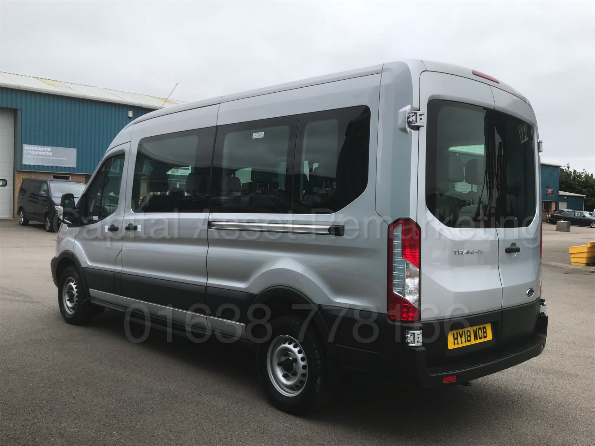 (On Sale) FORD TRANSIT LWB '15 SEATER MINI-BUS' (2018) '2.2 TDCI -125 BHP- 6 SPEED' 130 MILES ONLY ! - Image 9 of 50