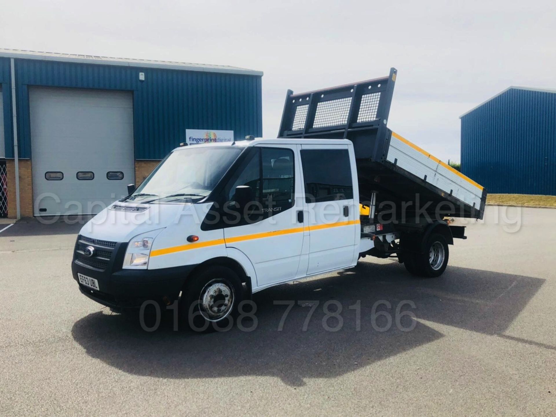 FORD TRANSIT 125 T350L RWD 'DOUBLE CAB TIPPER' (2014) '2.2 TDCI - 125 BHP - 6 SPEED' **3500 KG** - Image 27 of 35