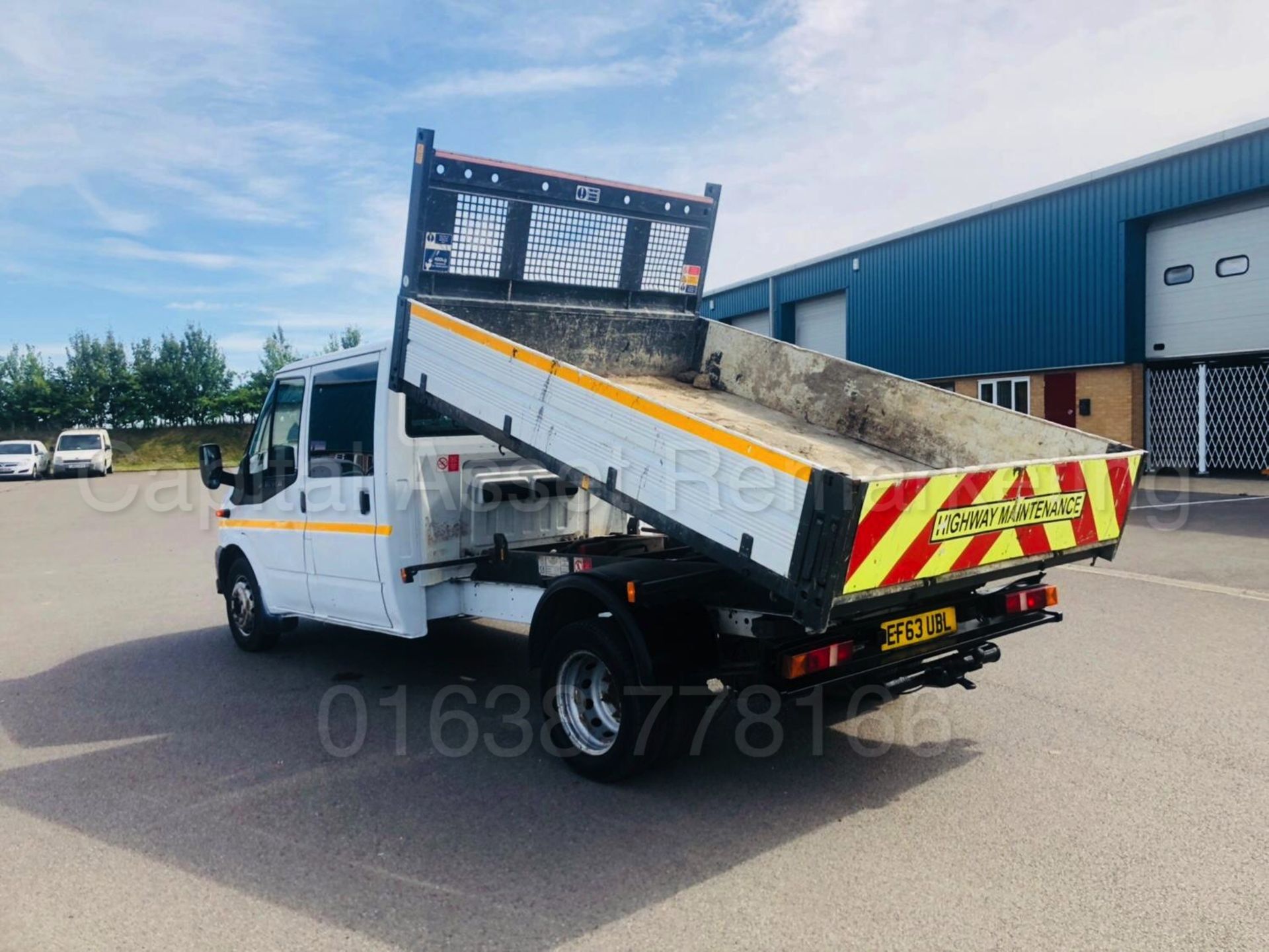 FORD TRANSIT 125 T350L RWD 'DOUBLE CAB TIPPER' (2014) '2.2 TDCI - 125 BHP - 6 SPEED' **3500 KG** - Image 26 of 35