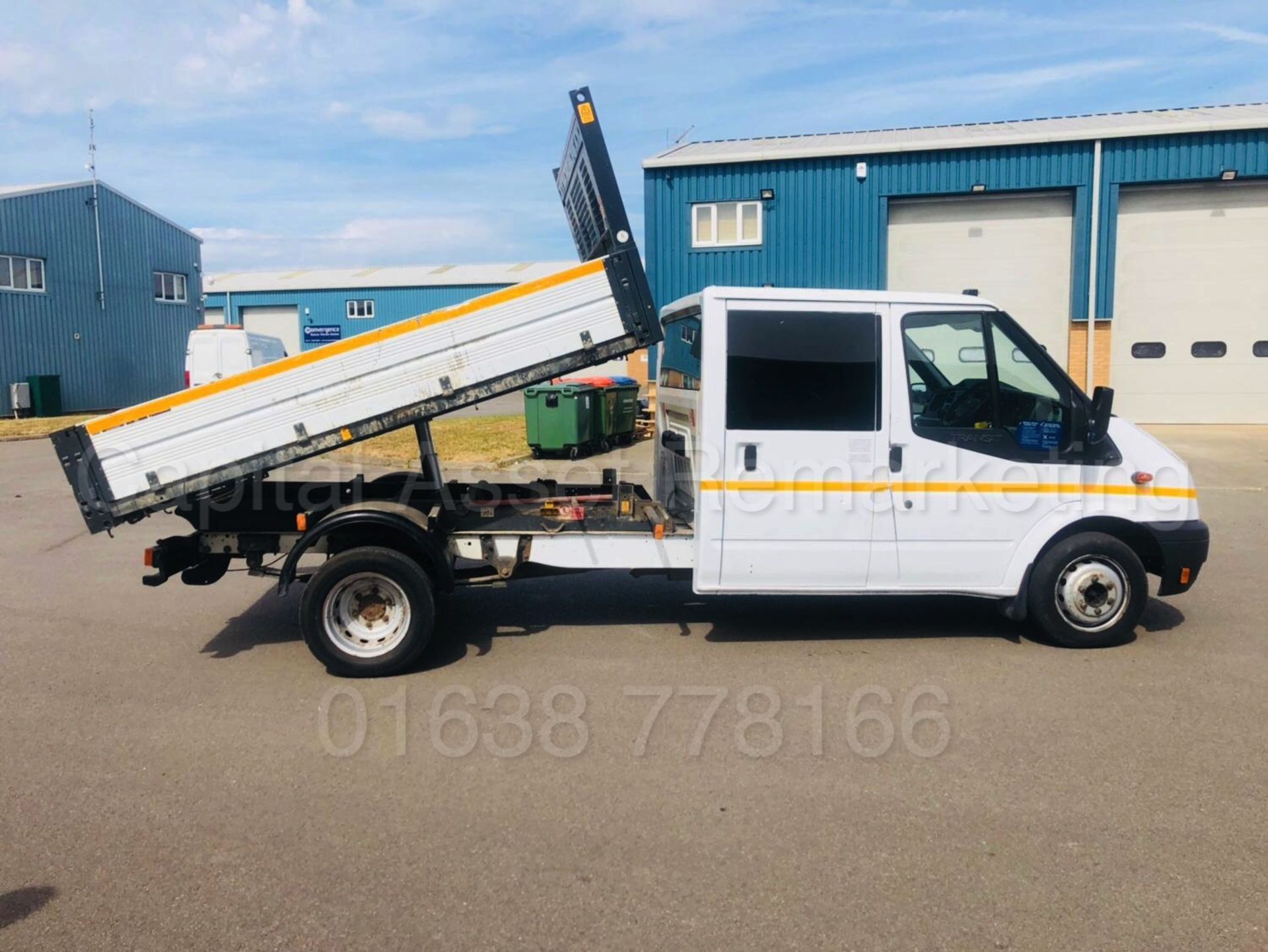 FORD TRANSIT 125 T350L RWD 'DOUBLE CAB TIPPER' (2014) '2.2 TDCI - 125 BHP - 6 SPEED' **3500 KG** - Image 15 of 35