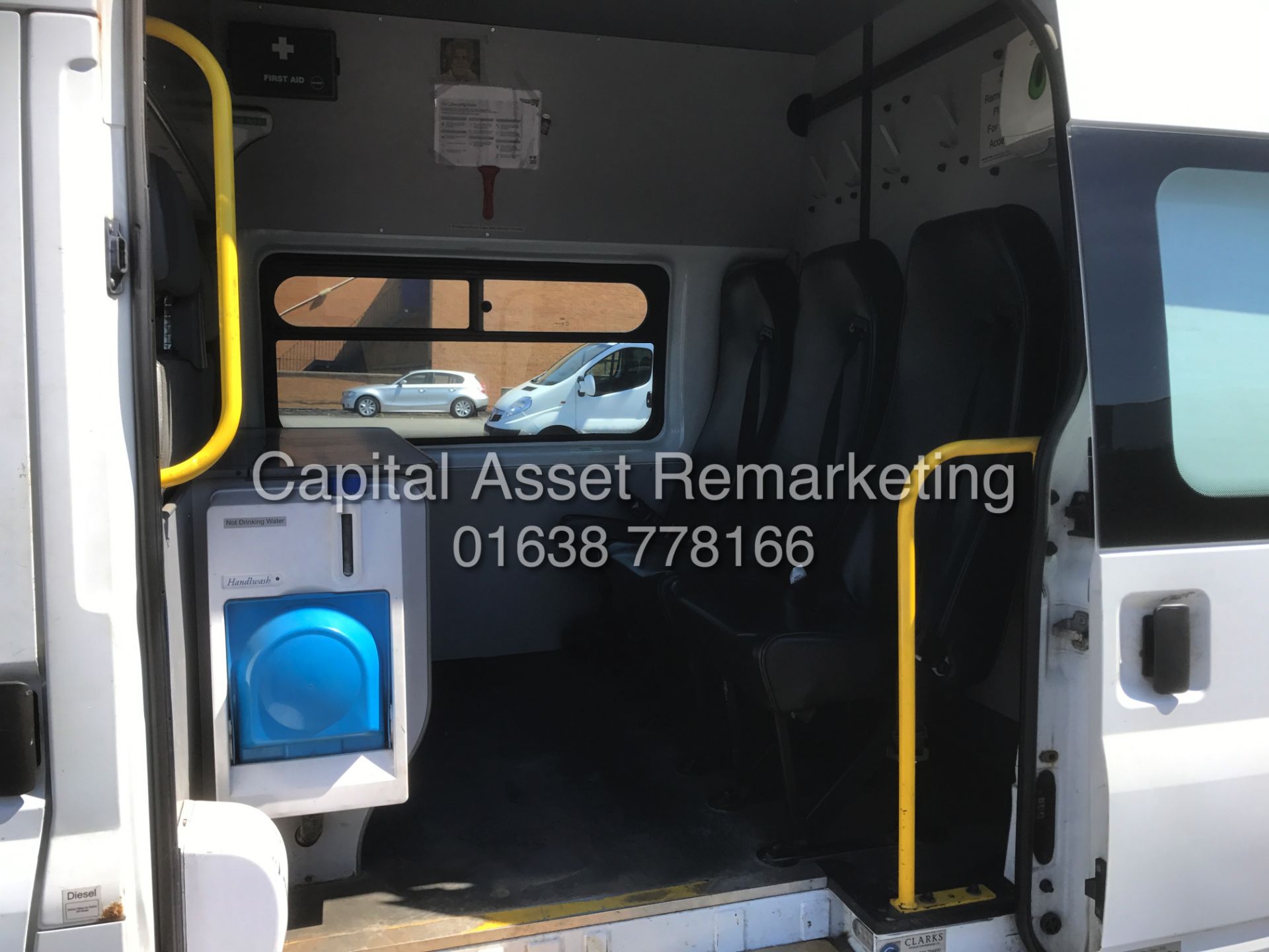 ON SALE FORD TRANSIT 2.2TDCI T350 LWB / HI TOP (12 REG) FULL MESSING UNIT / ONSITE VAN - *RARE LOOK* - Image 15 of 22