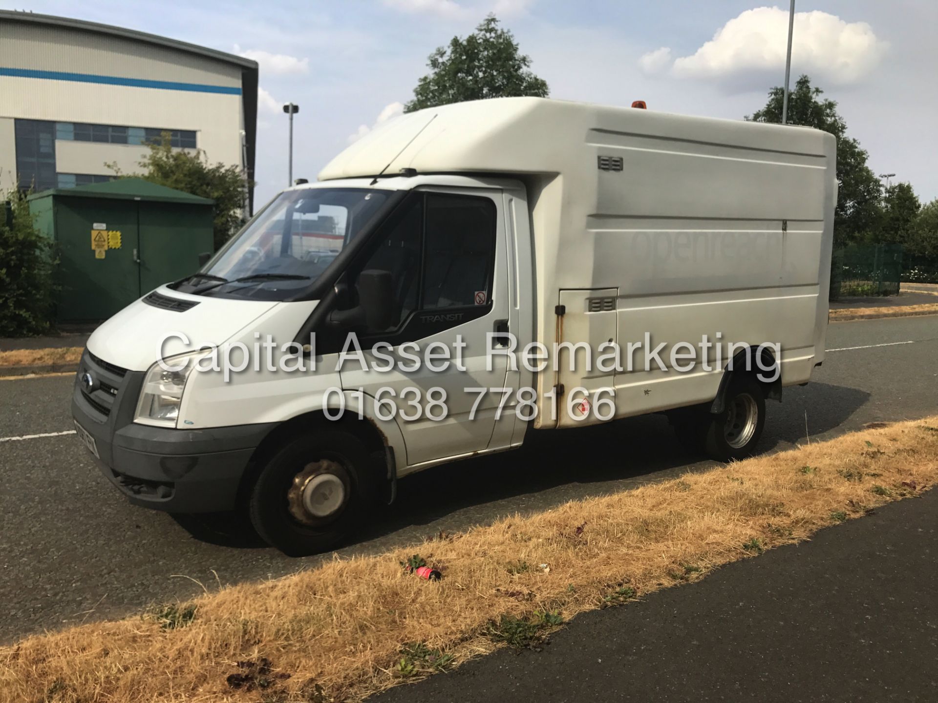 FORD TRANSIT T350 2.4TD LUTON/BOX VAN (2007 REG) EX BRITISH TELECOM - 1 OWNER - LOW MILES!!! - Image 4 of 6