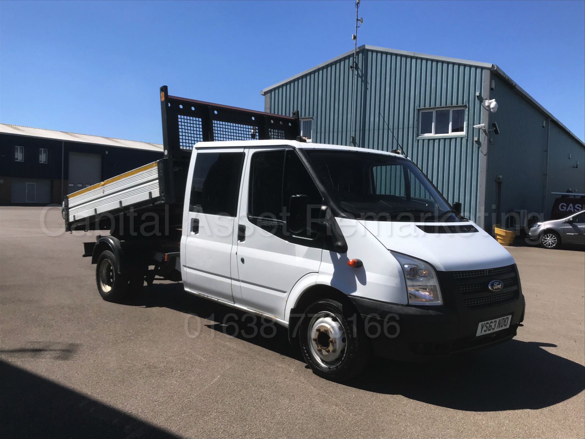 FORD TRANSIT 125 T350 'DOUBLE CAB - TIPPER' (2014) '2.1 TDCI - 125 BHP - 6 SPEED' - Image 2 of 29