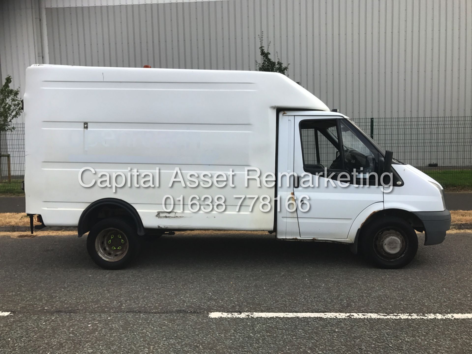 FORD TRANSIT 2.4TD T350 "TWIN WHEEL" LUTON/BOX VAN (2008 YEAR) EX BT VEHICLE - 1 OWNER FSH - LOOK!