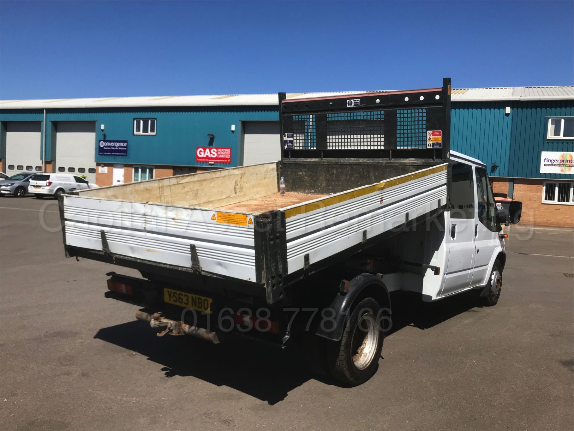 FORD TRANSIT 125 T350 'DOUBLE CAB - TIPPER' (2014) '2.1 TDCI - 125 BHP - 6 SPEED' - Image 10 of 29