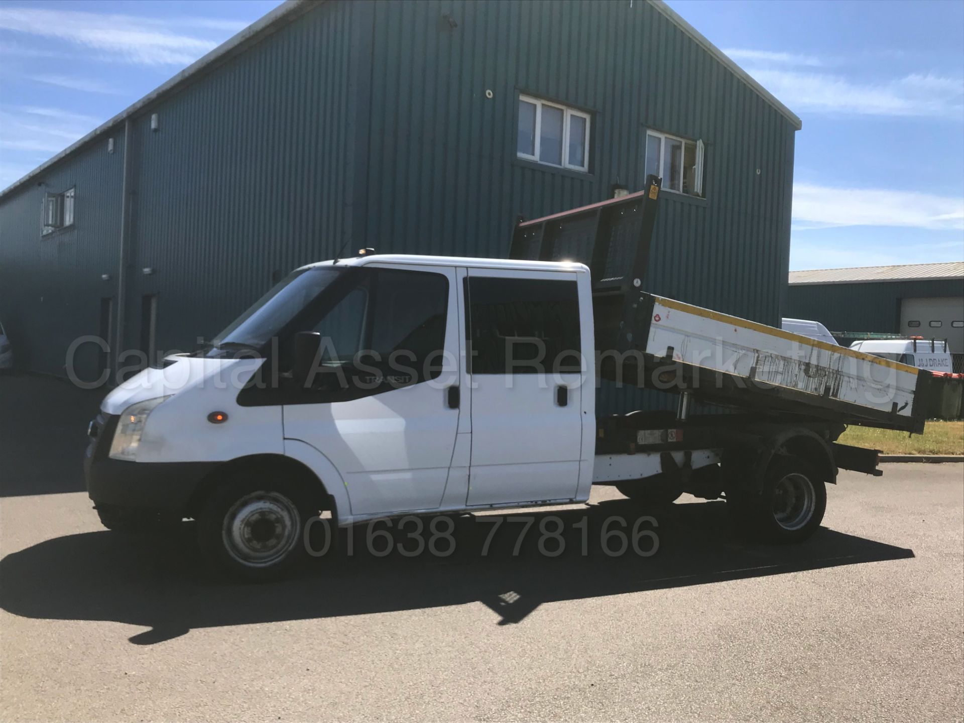 FORD TRANSIT 125 T350 'DOUBLE CAB - TIPPER' (2014) '2.1 TDCI - 125 BHP - 6 SPEED' - Image 7 of 29